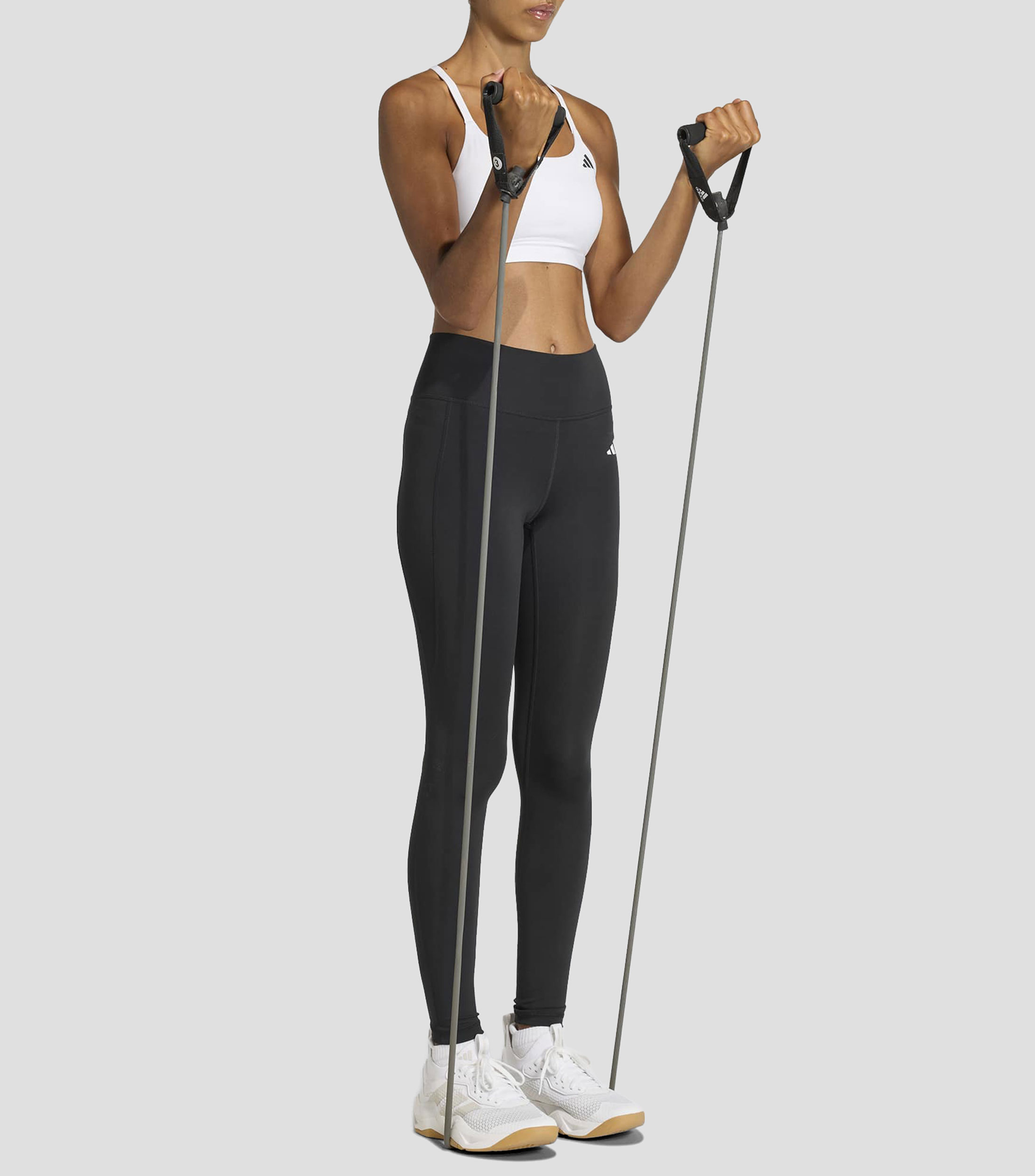 Top para entrenamiento Optimé Essentials Workout liso Mujer