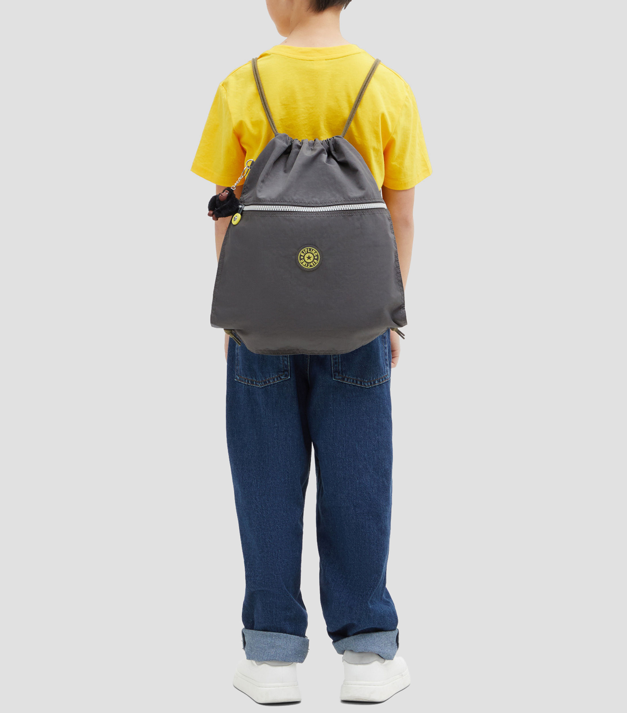 Mochila escolar Supertaboo - Back To, gris Niño