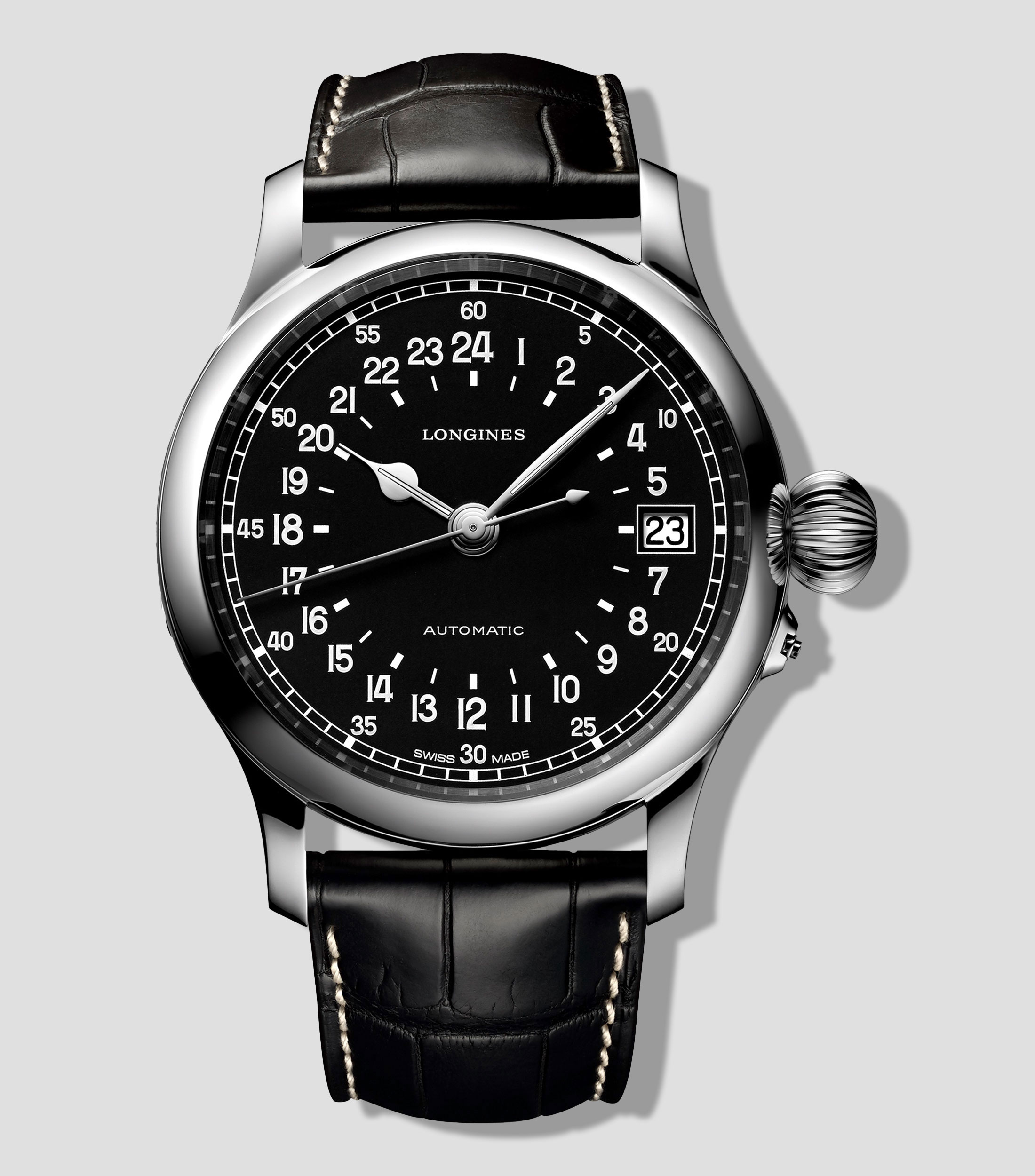 Reloj para hombre Avigation Deportivo, Plateado