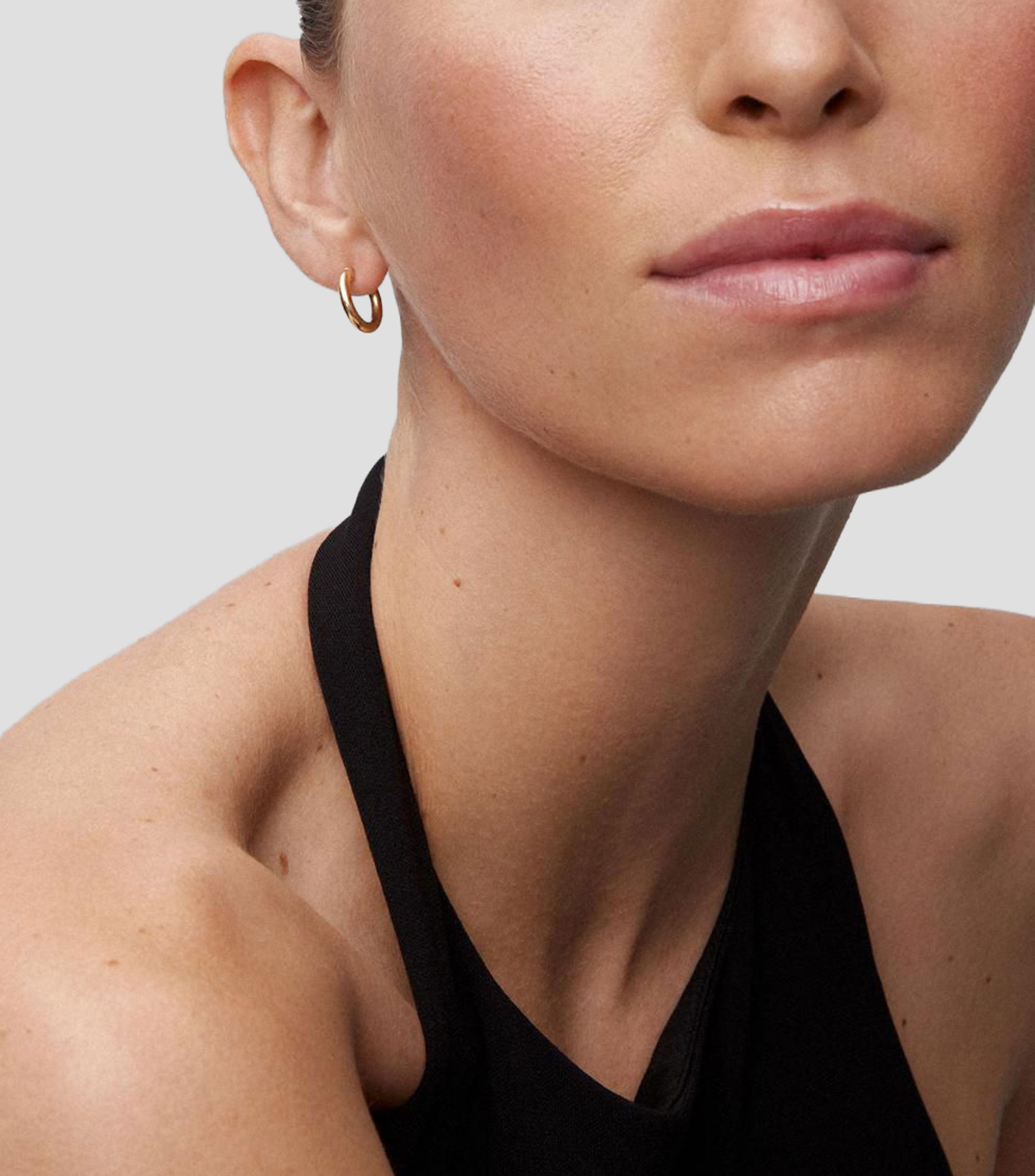 Aretes en Oro amarillo de 18 kilates Mujer