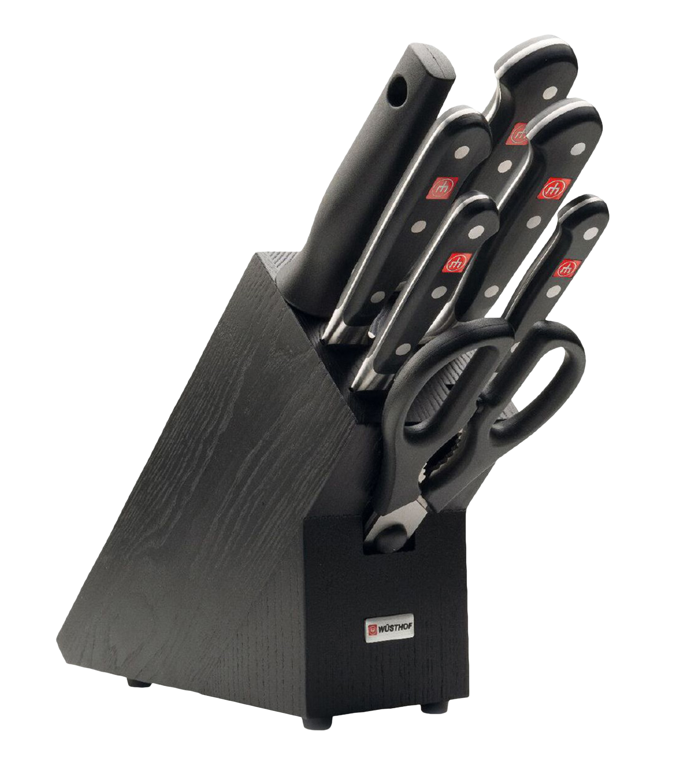 Bloque de cuchillos 7 piezas Acero