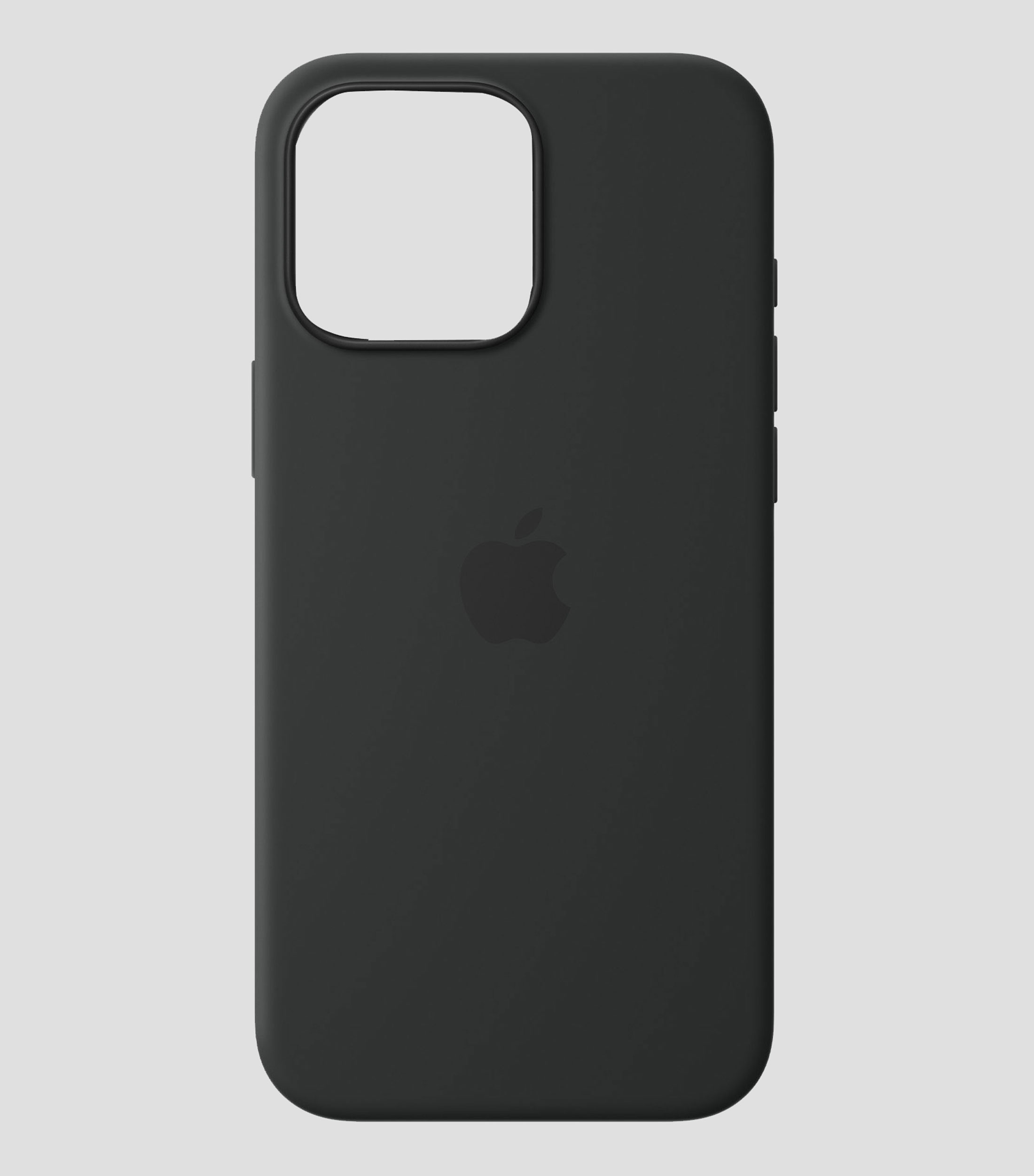 Funda de Silicon con MagSafe para el iPhone16 ProMax Negra