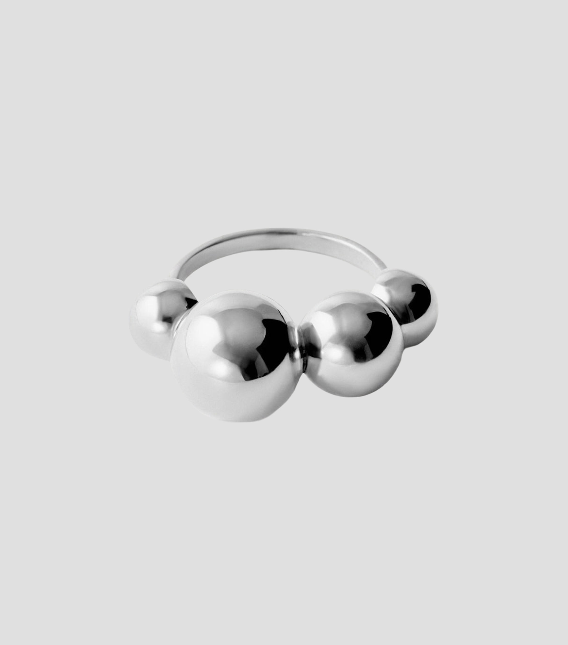 Anillo en Plata .925 esferas Mujer
