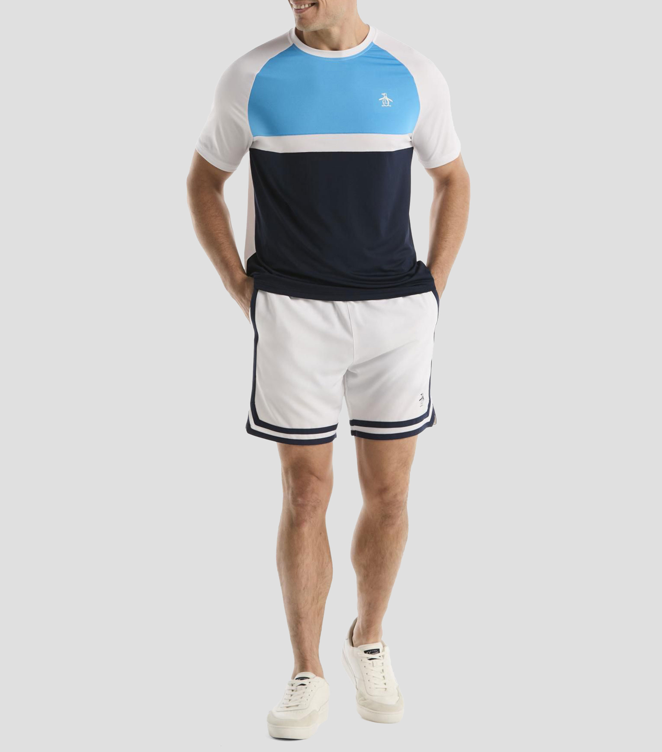 Playera para Pádel cuello redondo manga corta fantasía Hombre