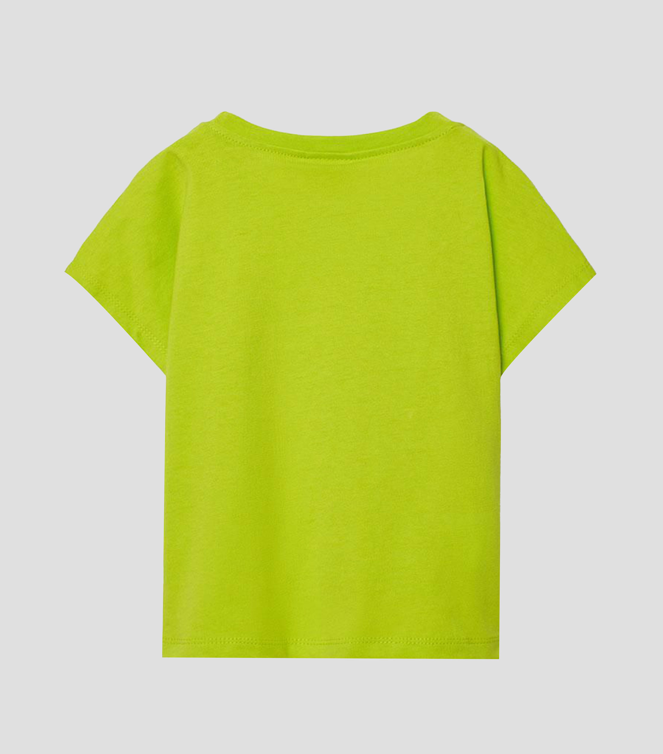 Playera cuello redondo manga corta estampada Niña
