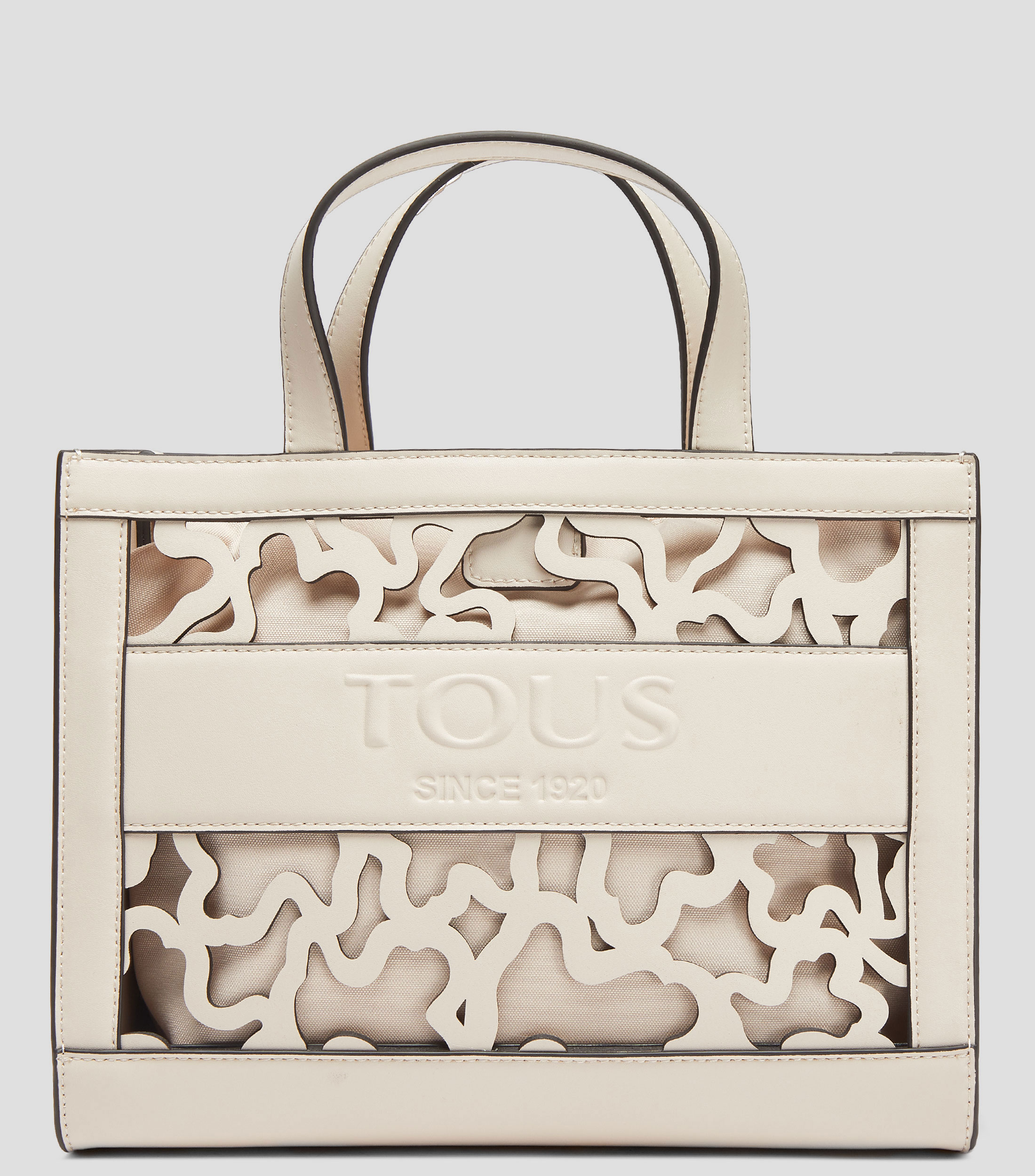 Bolso Satchel beige Amaya Kaos Shock Mujer