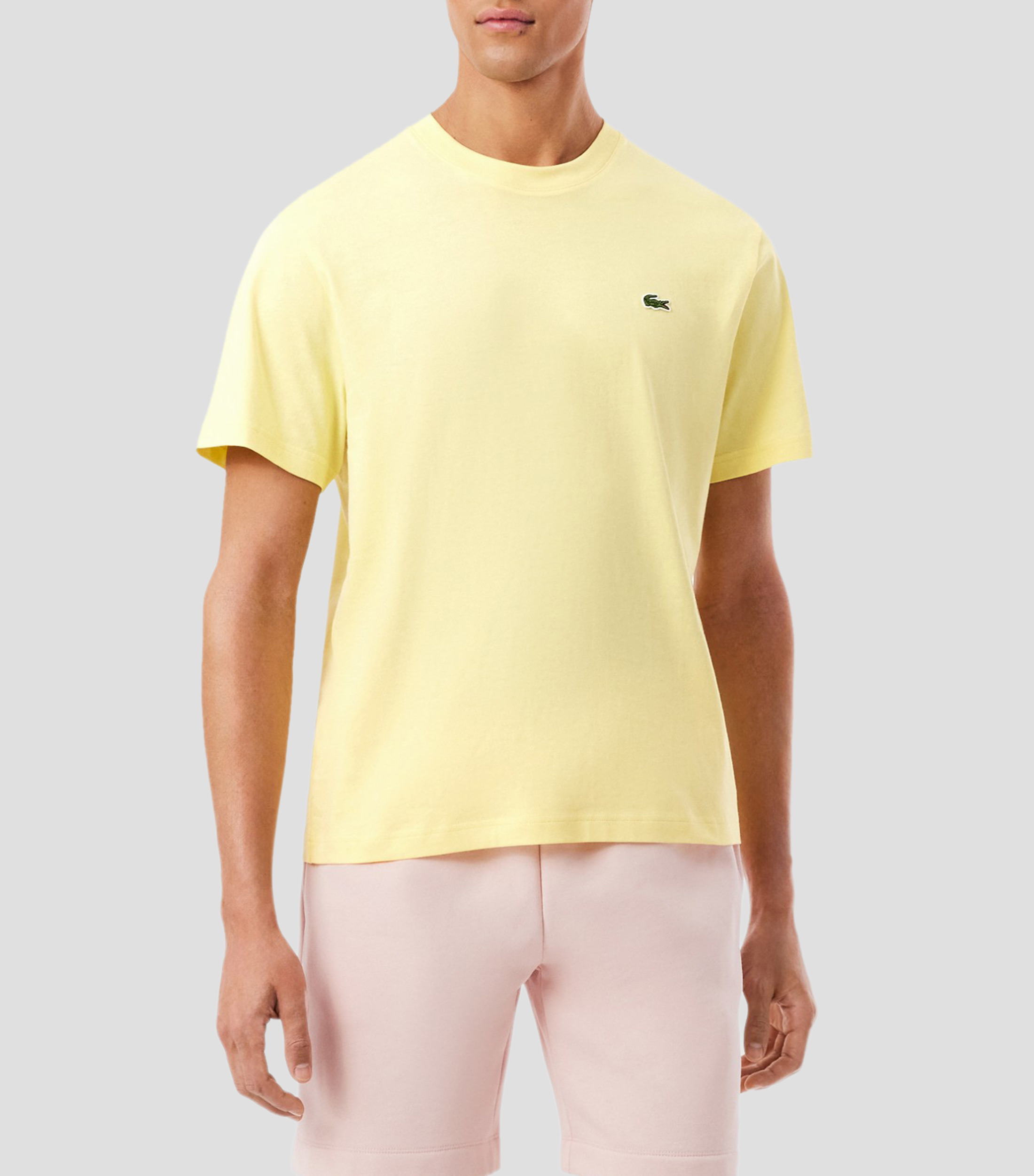 Playera cuello redondo manga corta lisa Hombre