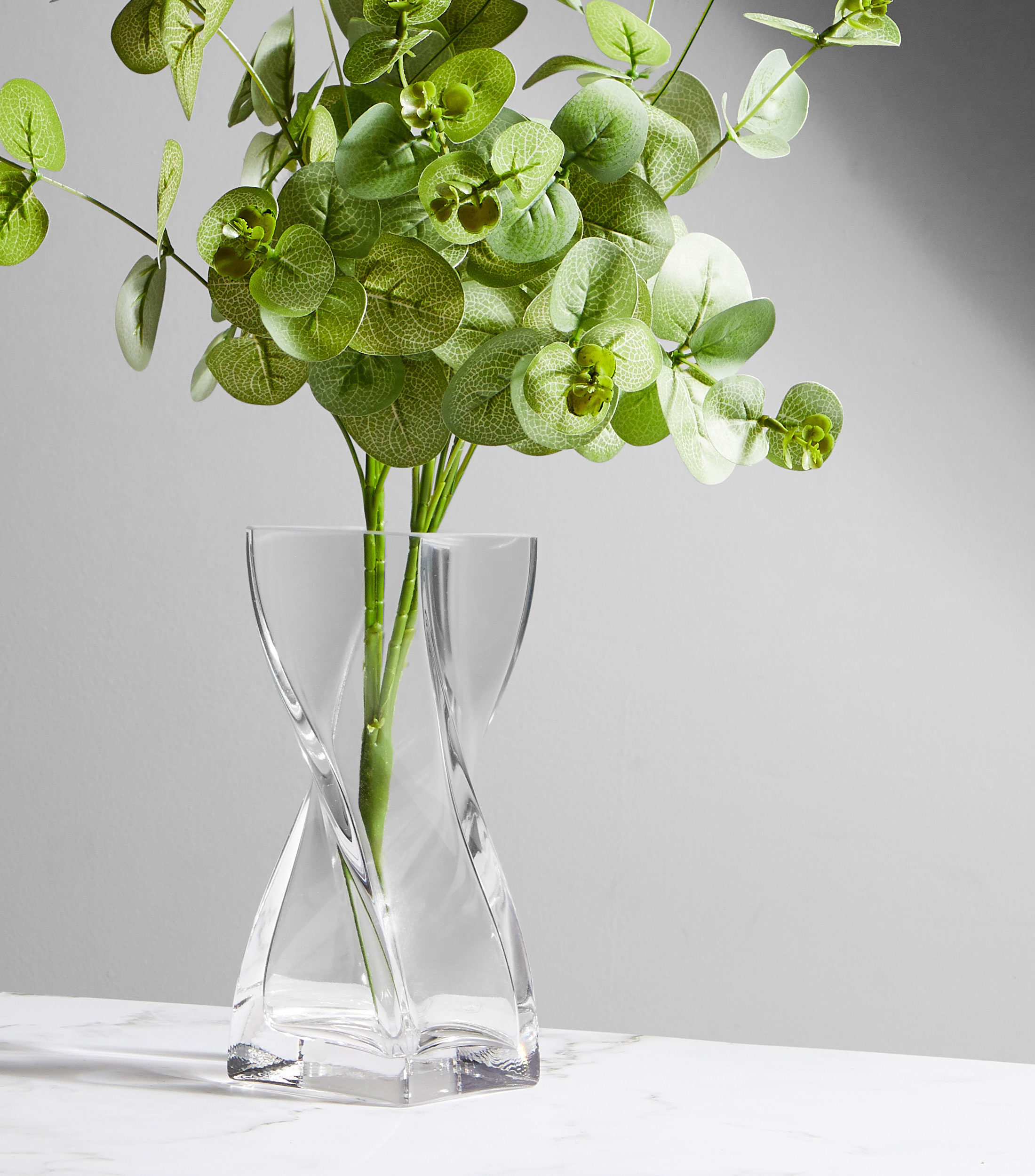 Florero Swirl en vidrio