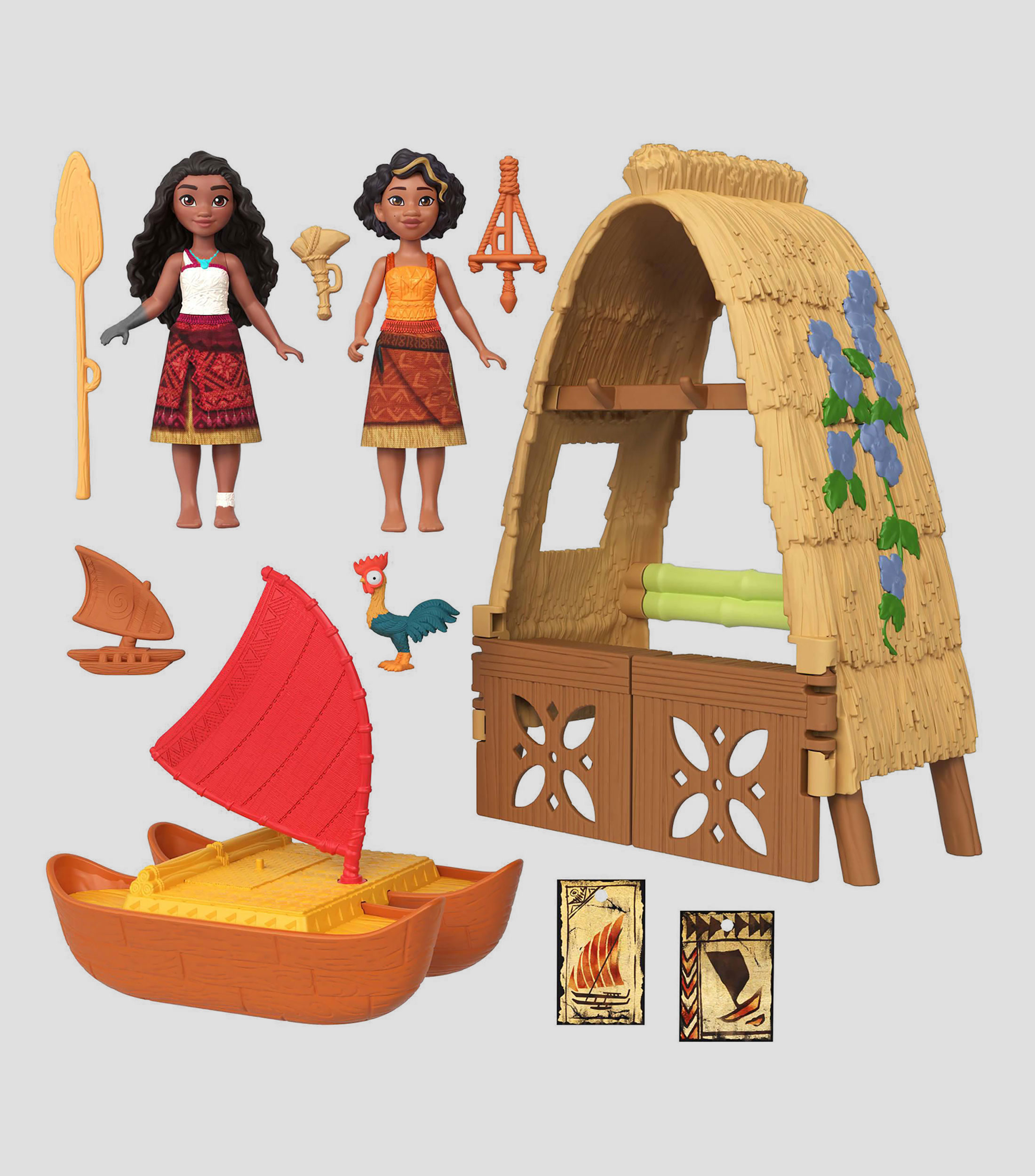 Set Muñecas Moana y Loto con accesorios