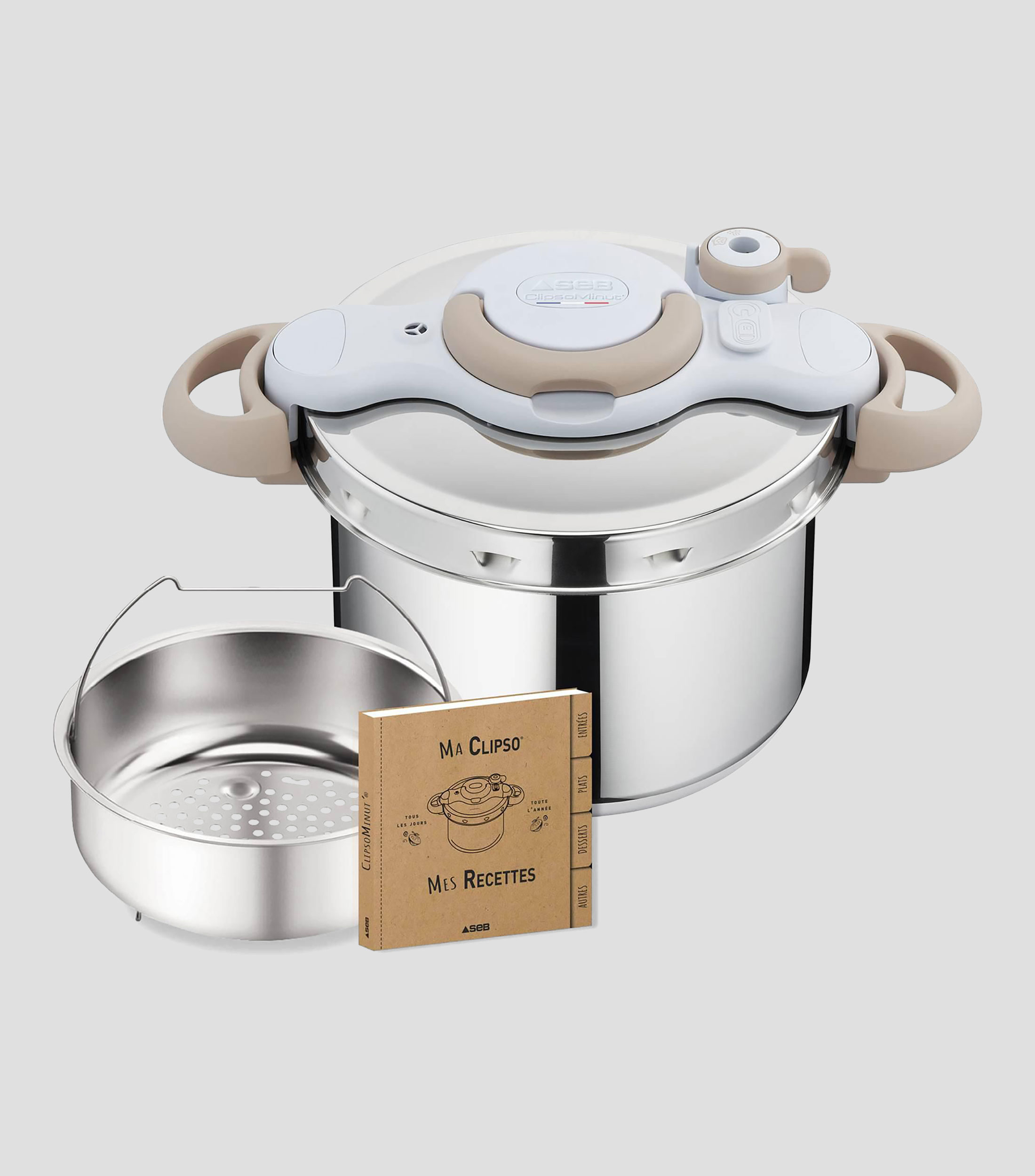 Olla de Presion en Acero Inoxidable Clipso Minut Eco 6 L