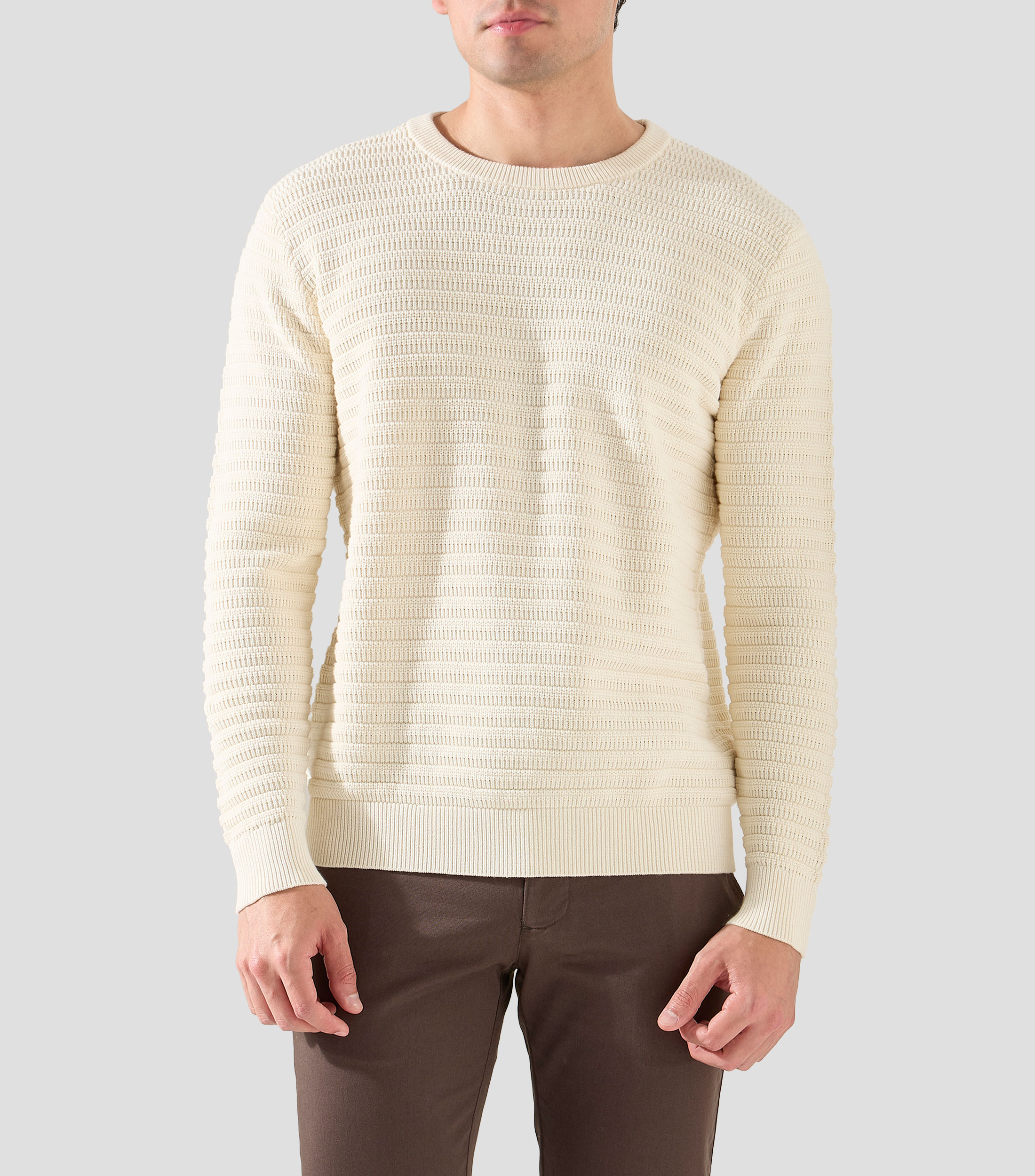 Suéter de cuello redondo Hombre