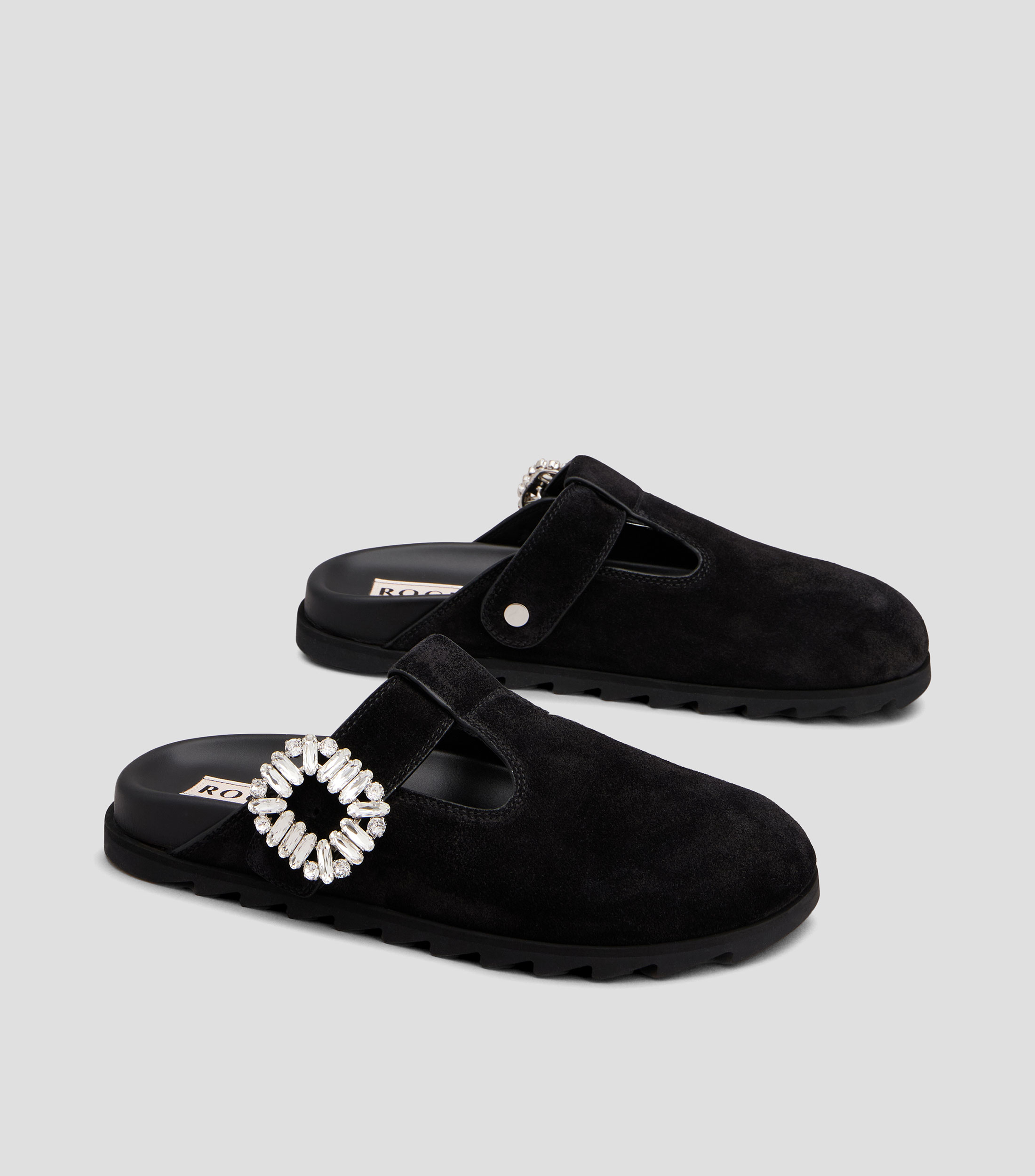 Zapatos casuales Mule Slidy Viv' en ante Mujer