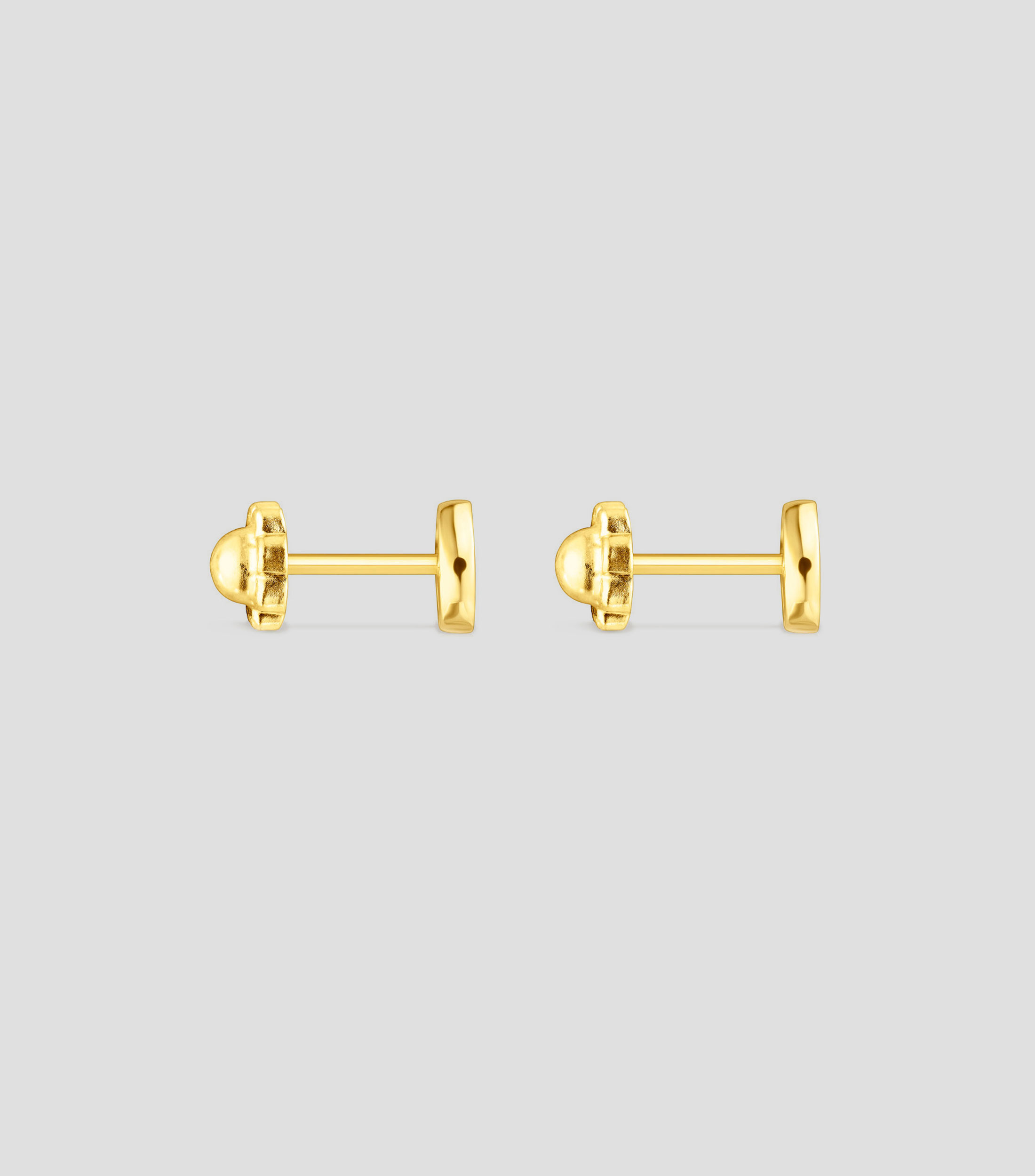 Pendientes en oro amarillo 18 Kts Camee Mujer
