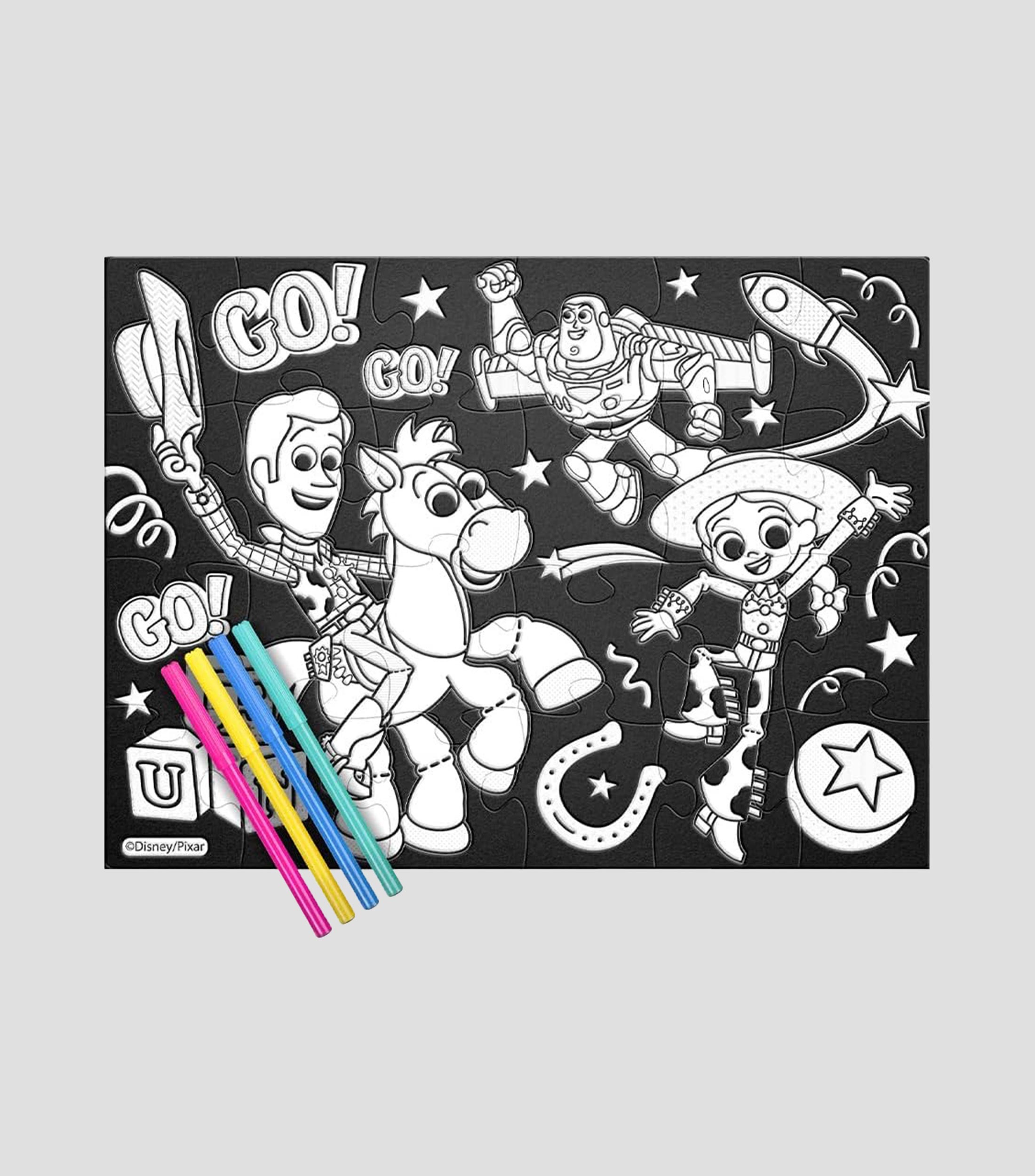 Rompecabezas Aterciopelado para colorear Toy Story 24 Piezas