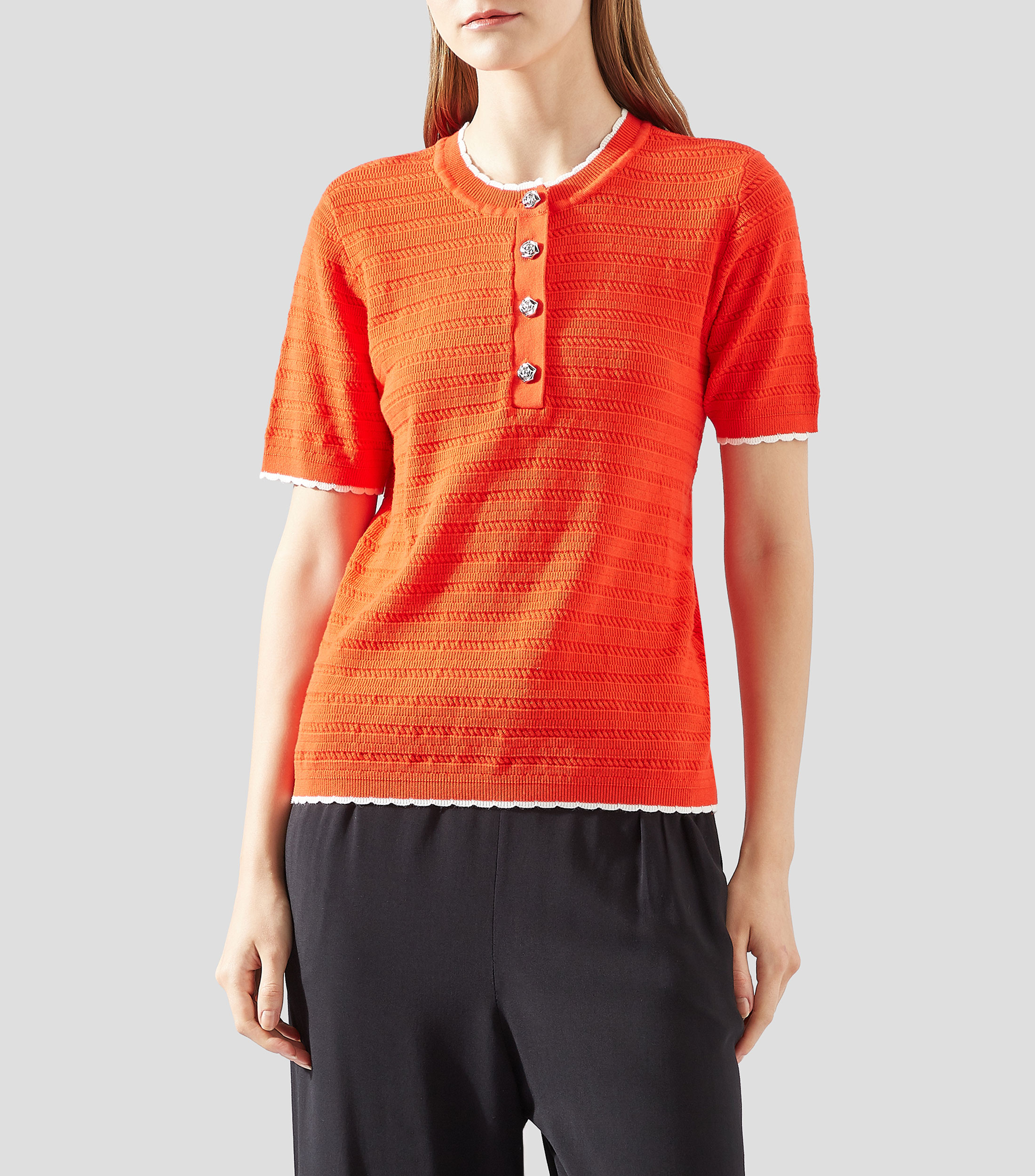 Blusa microdiseño manga corta Mujer
