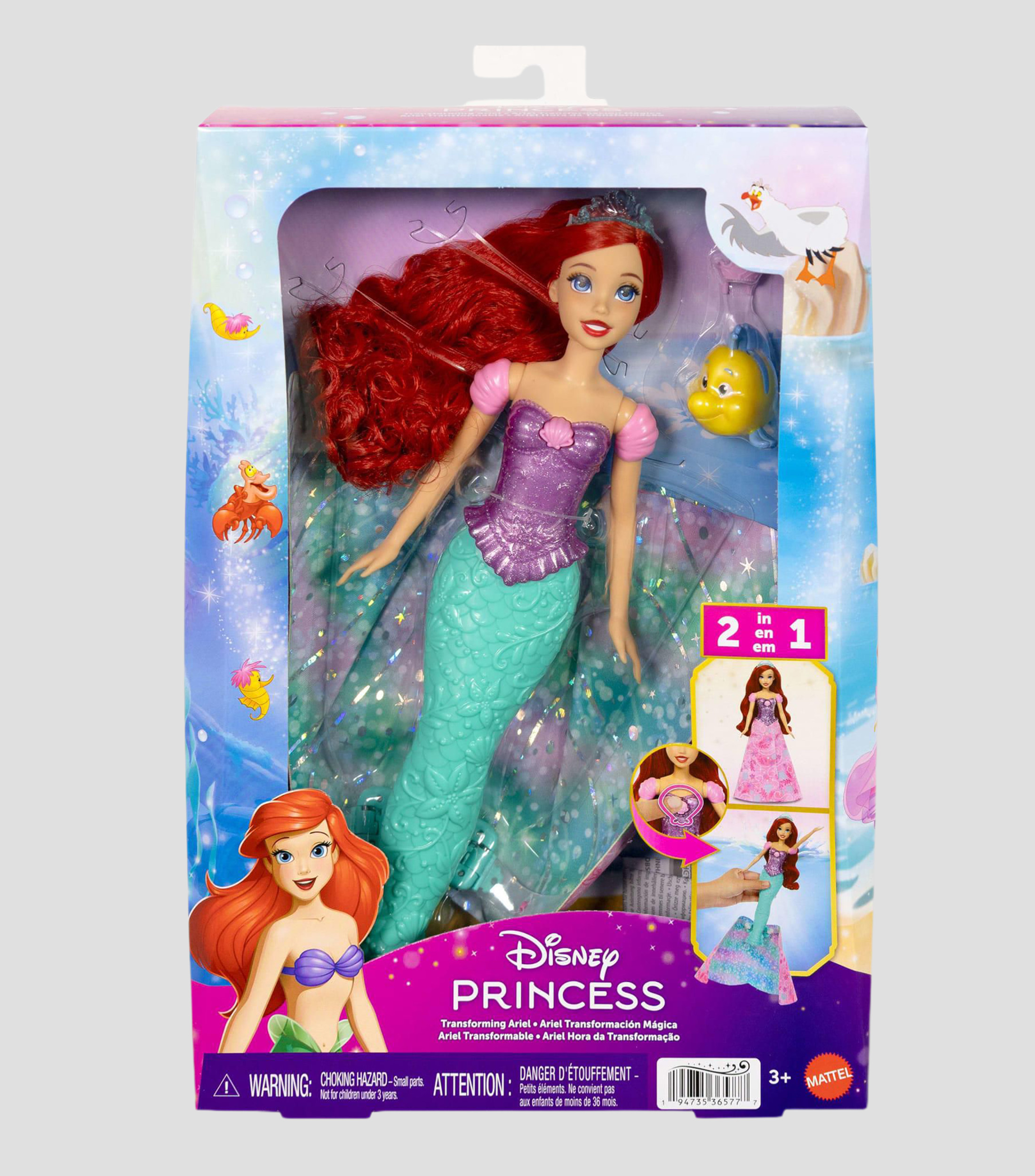 Muñeca Ariel Transformable