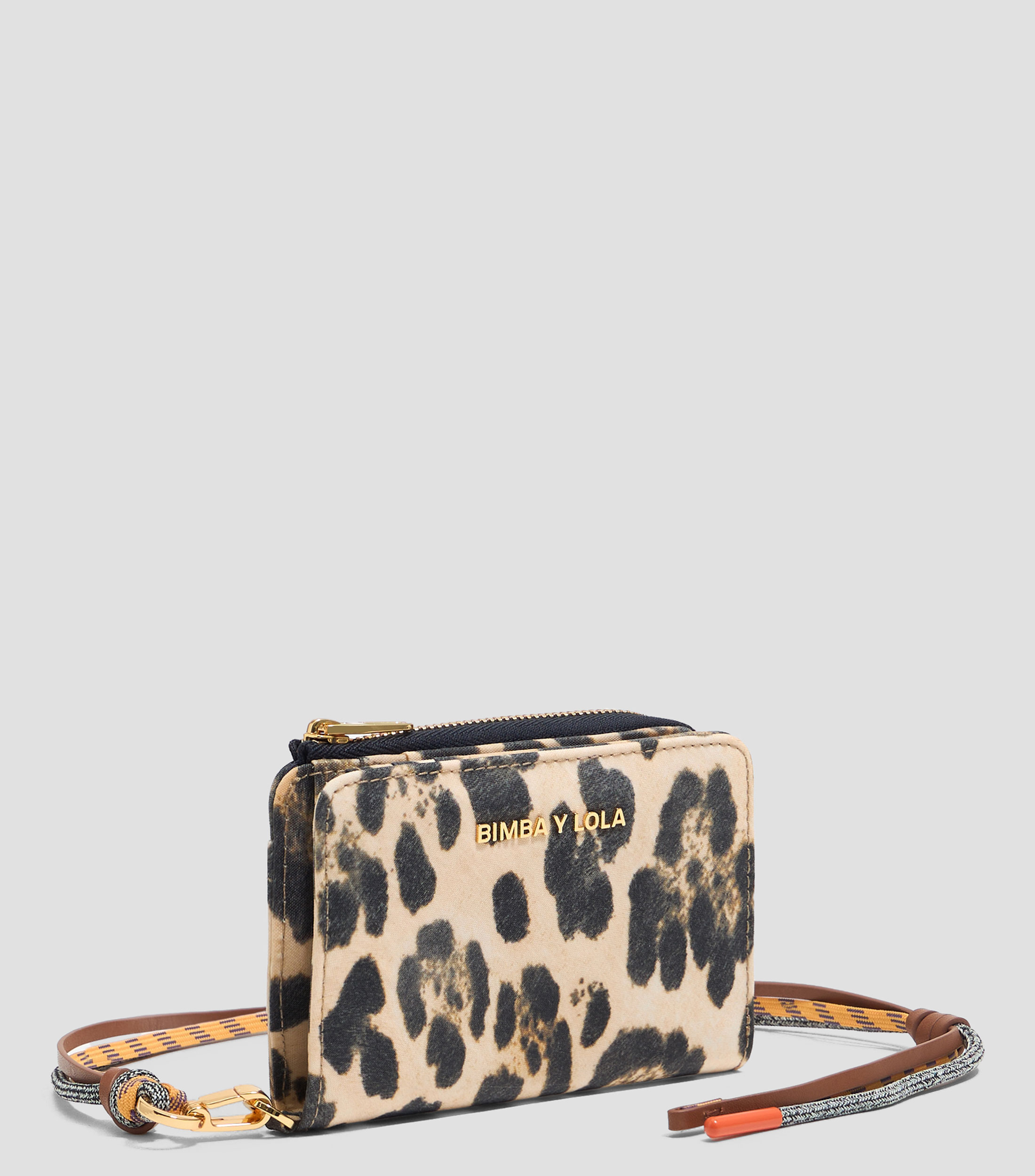 Cartera Estampada con Logotipo Mujer