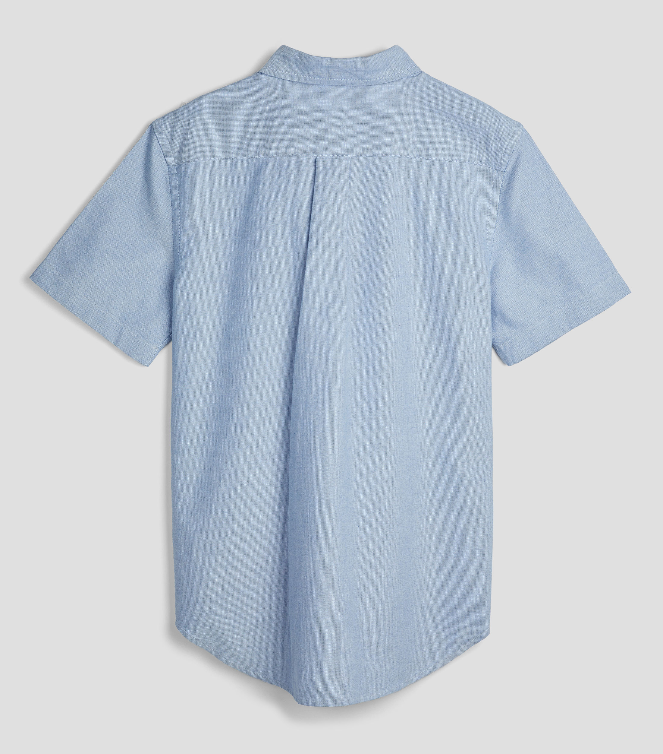 Camisa lisa de manga corta Niño