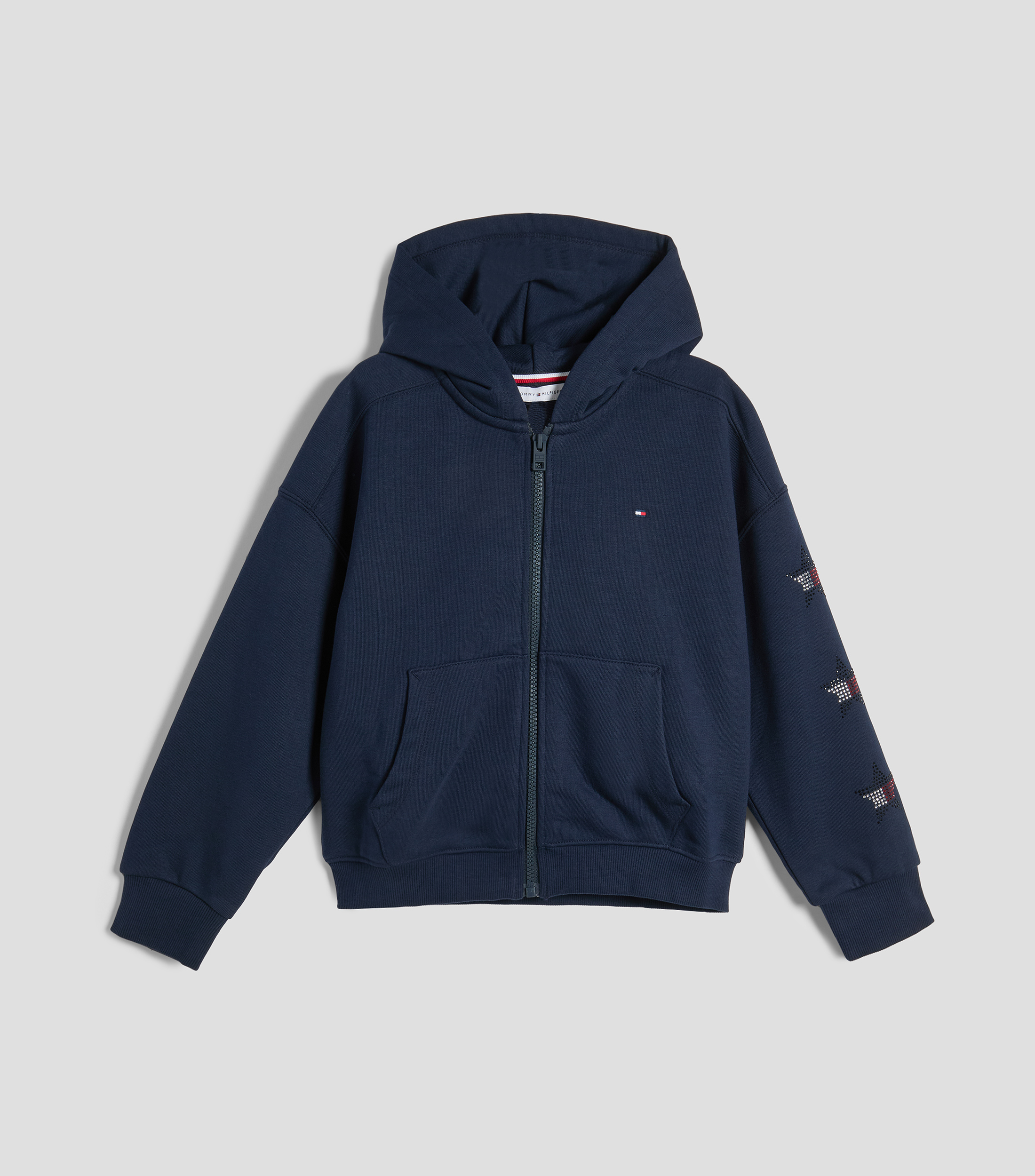 Sudadera canguro con cierre y capucha Niña