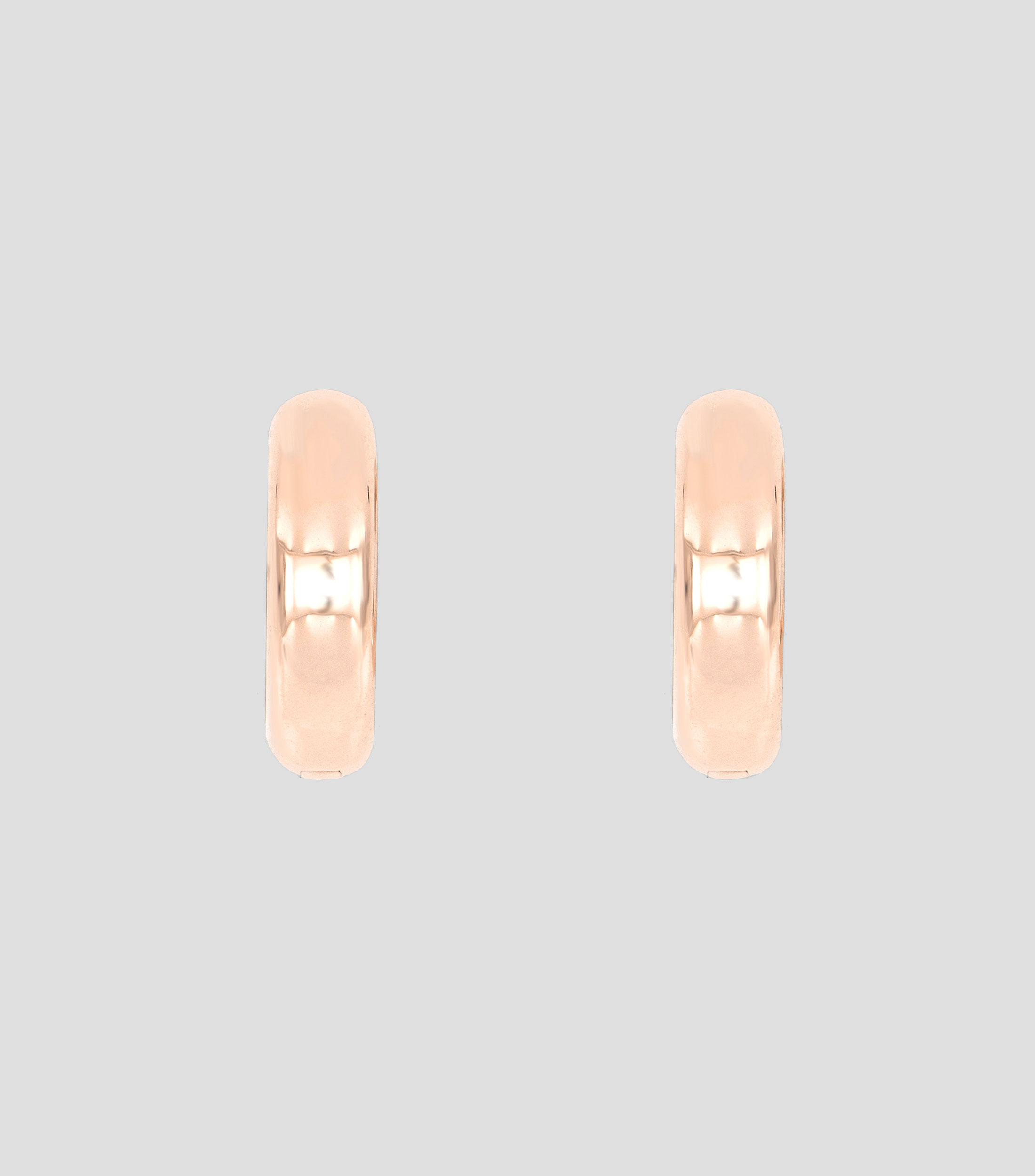 Aretes en oro rosa de 18 Kts Mujer
