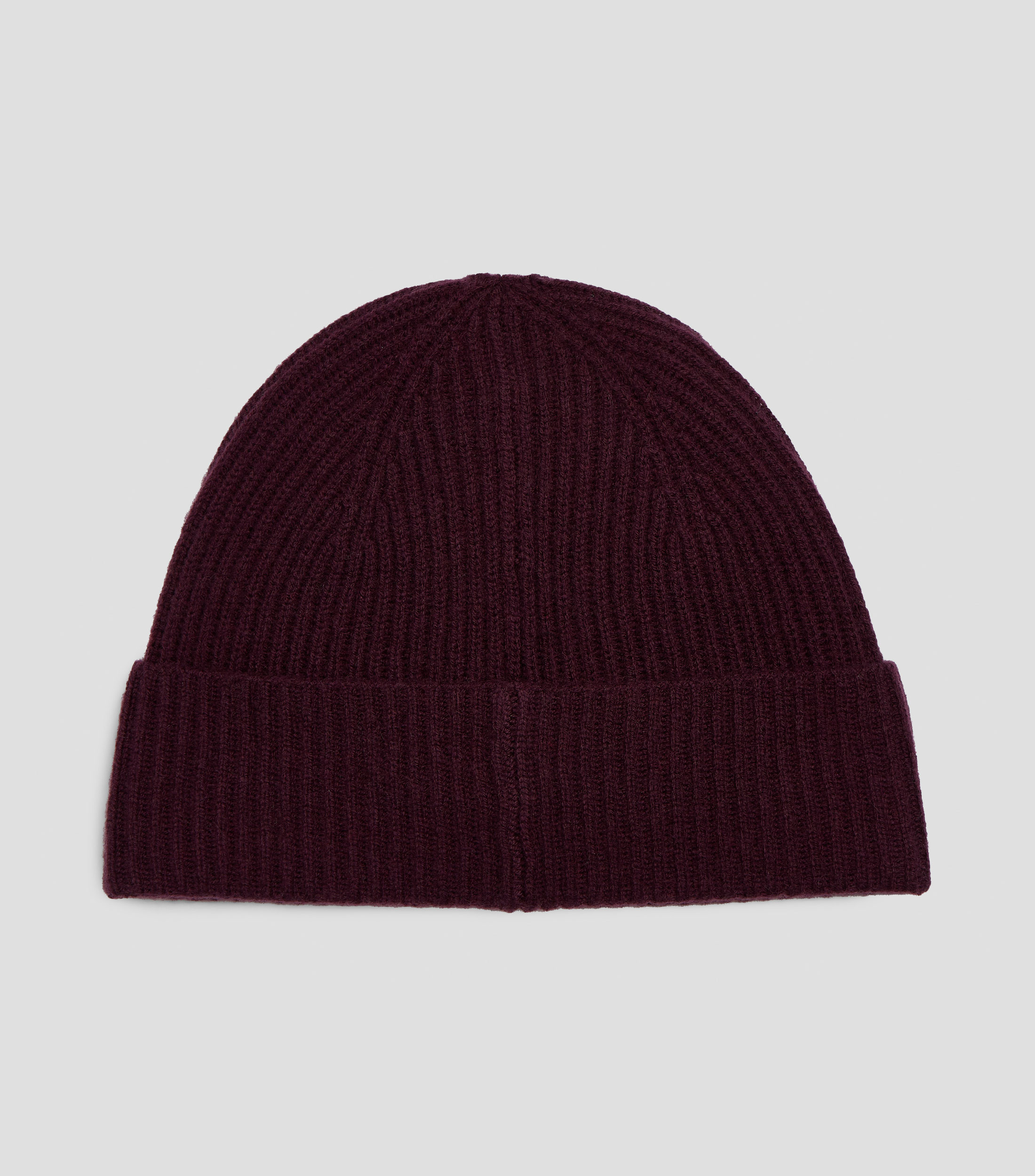 Gorro de punto de lana de cashmere con monograma DoubleB Mujer