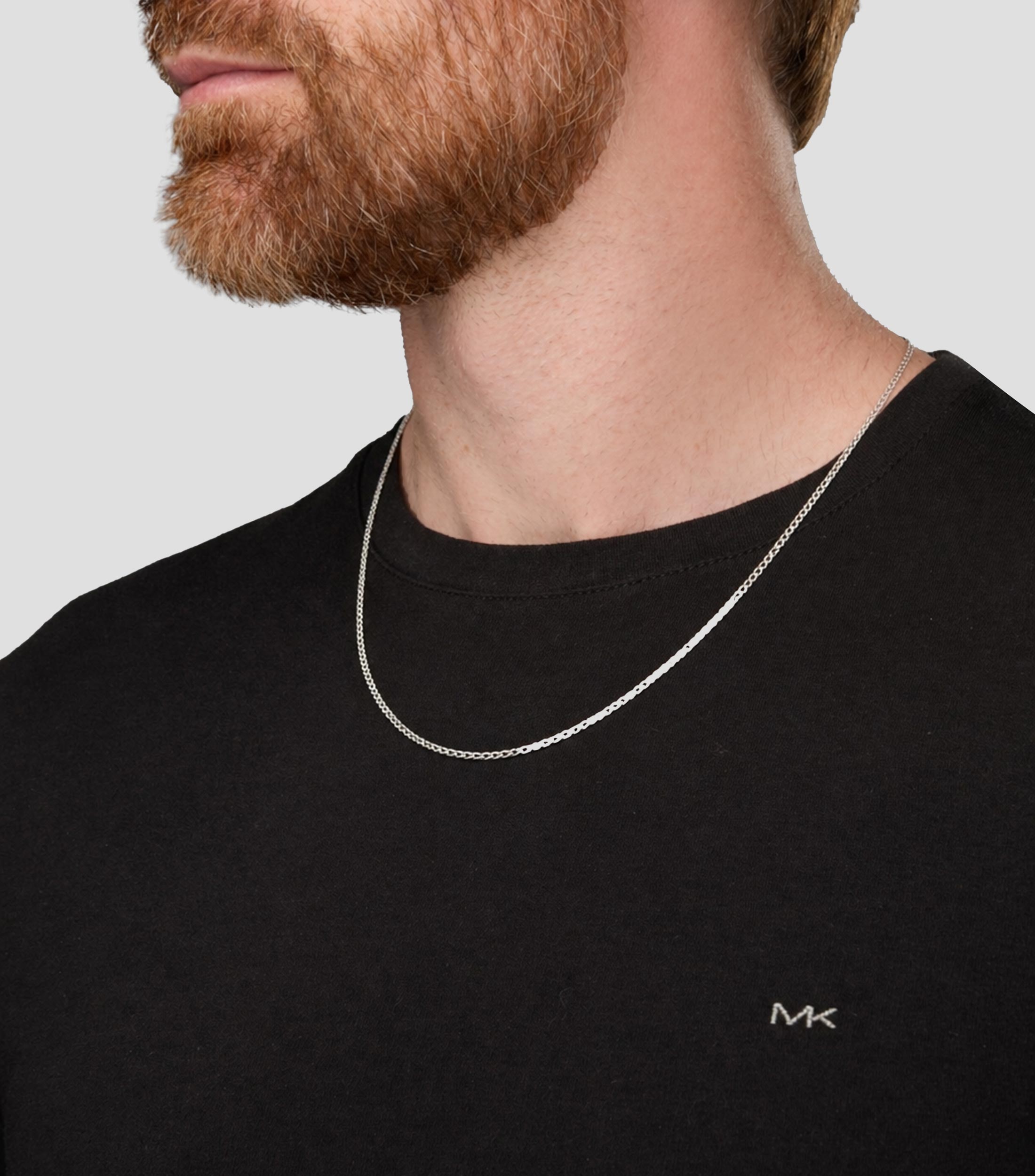 Cadena en Plata .925 Barbada Mini Hombre