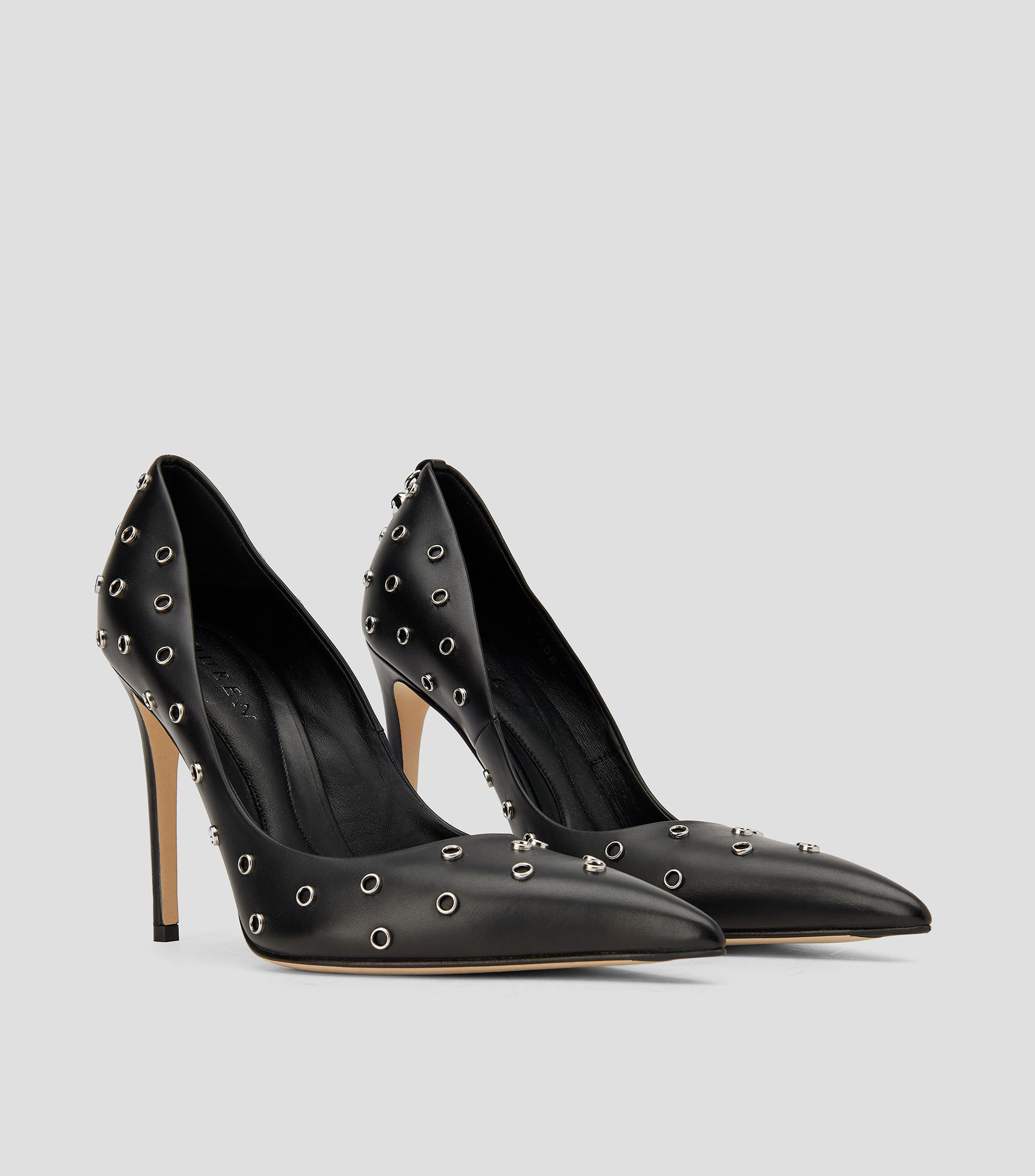 Zapatillas con tacón alto de aguja Mujer