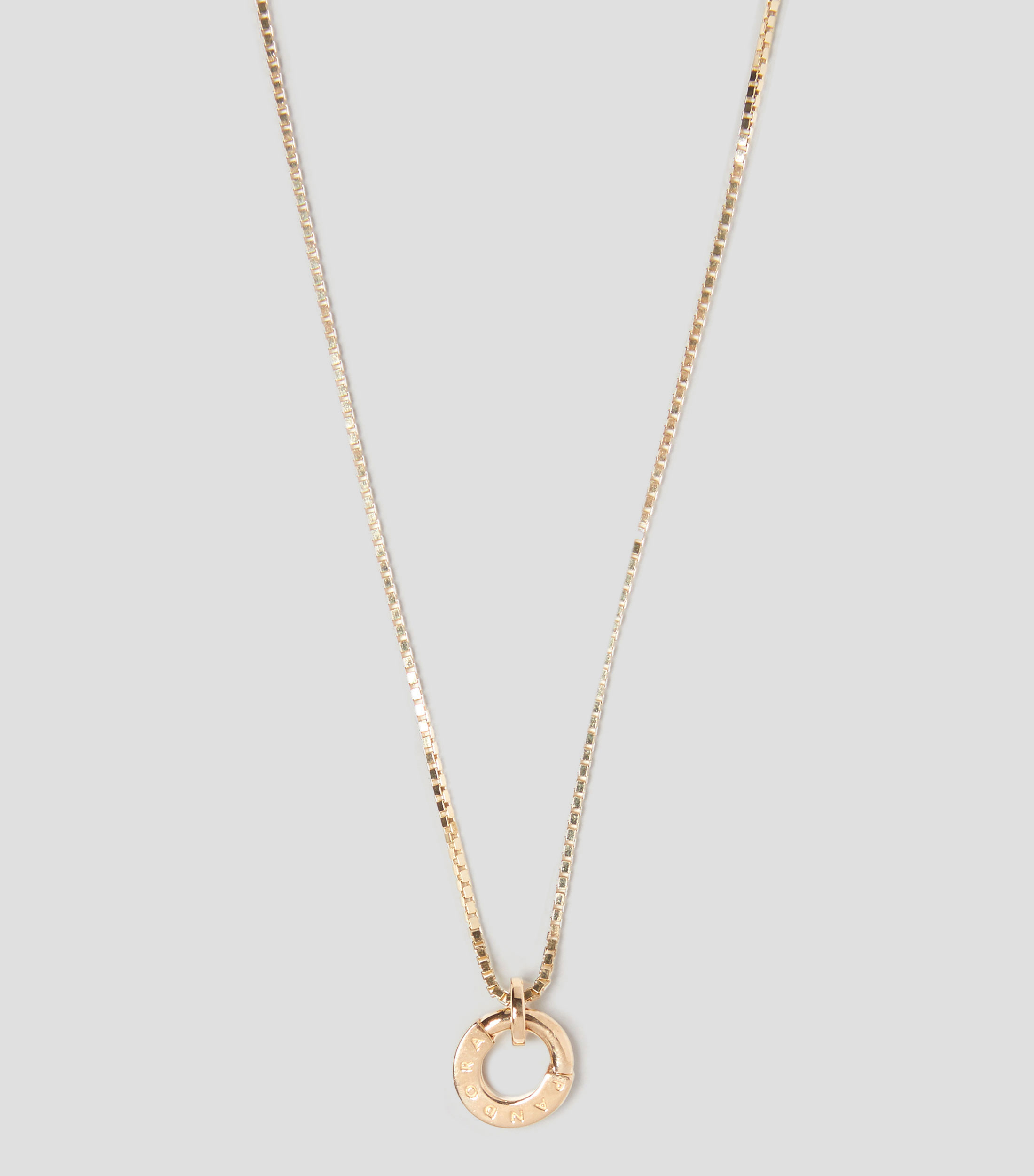Collar con dije en Oro 14 Kilates I-D Mujer