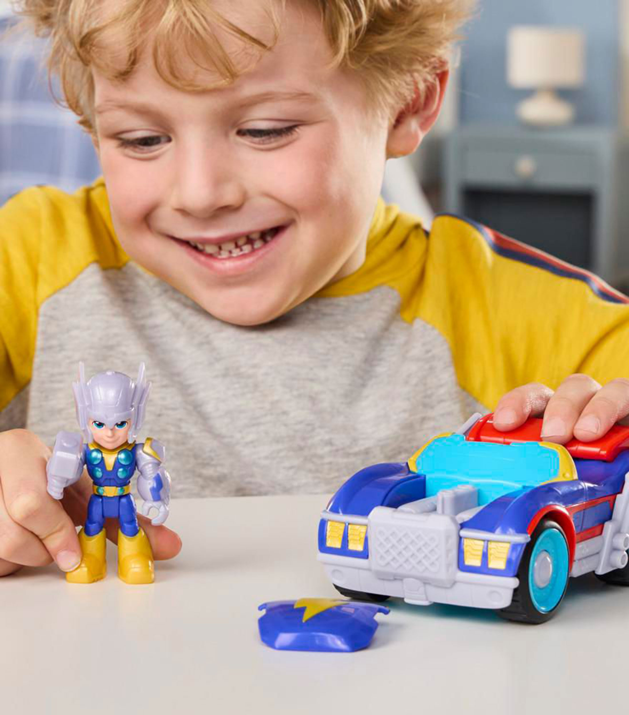 Set Bólido Trueno Thor Iron Man and his Awesome Friends