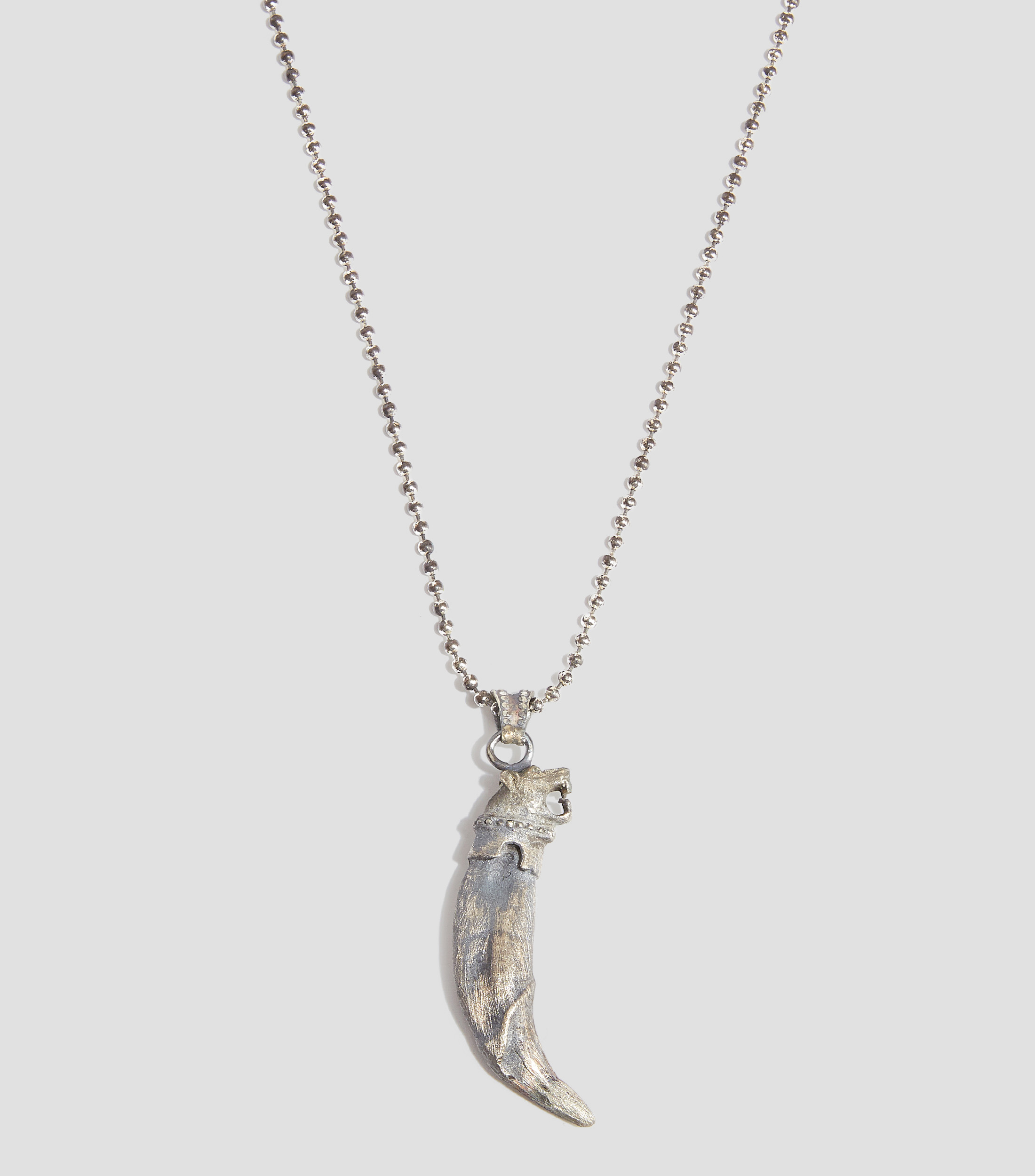 Collar en plata Hombre