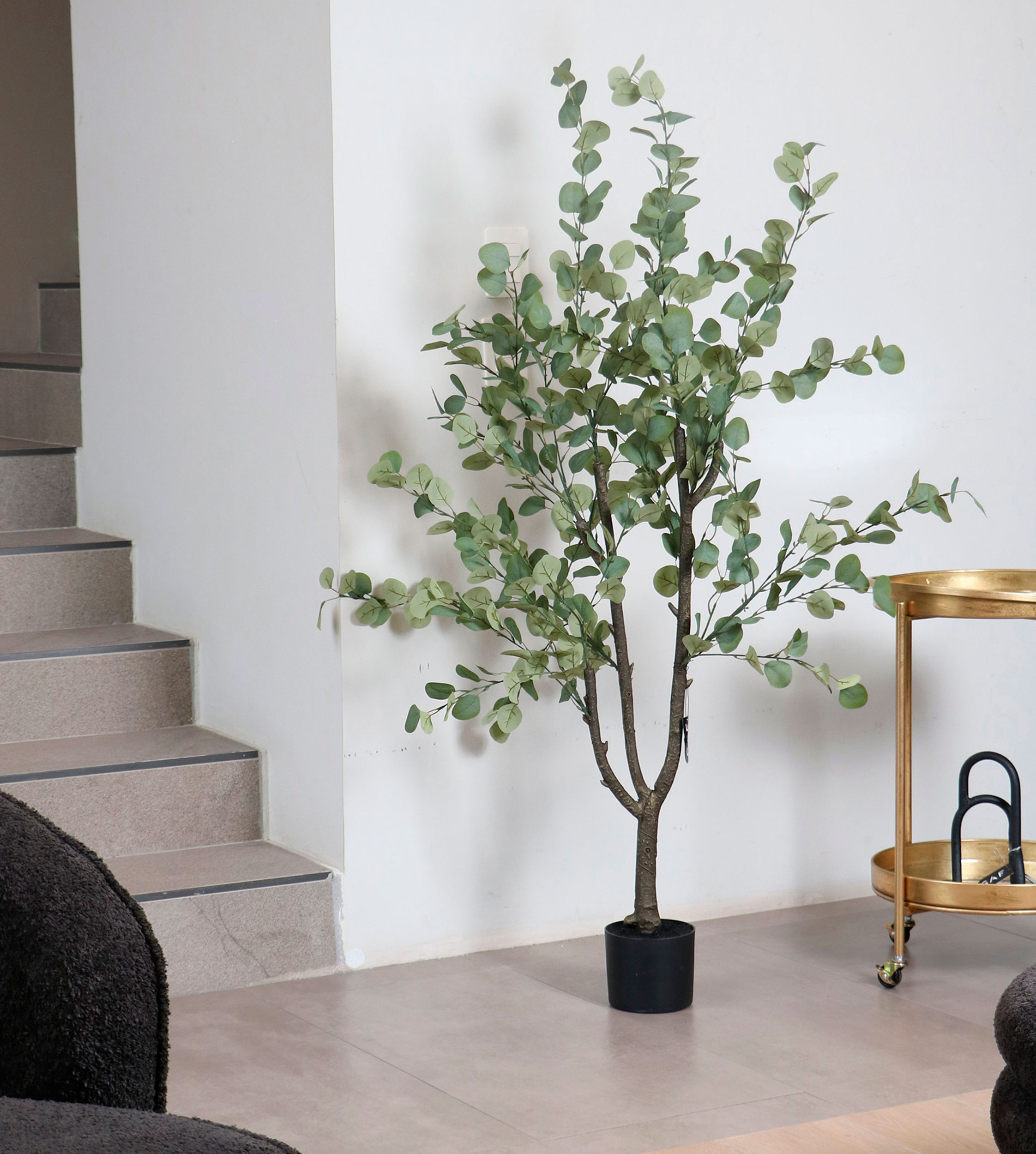 Árbol decorativo de Eucalipto mediano artificial