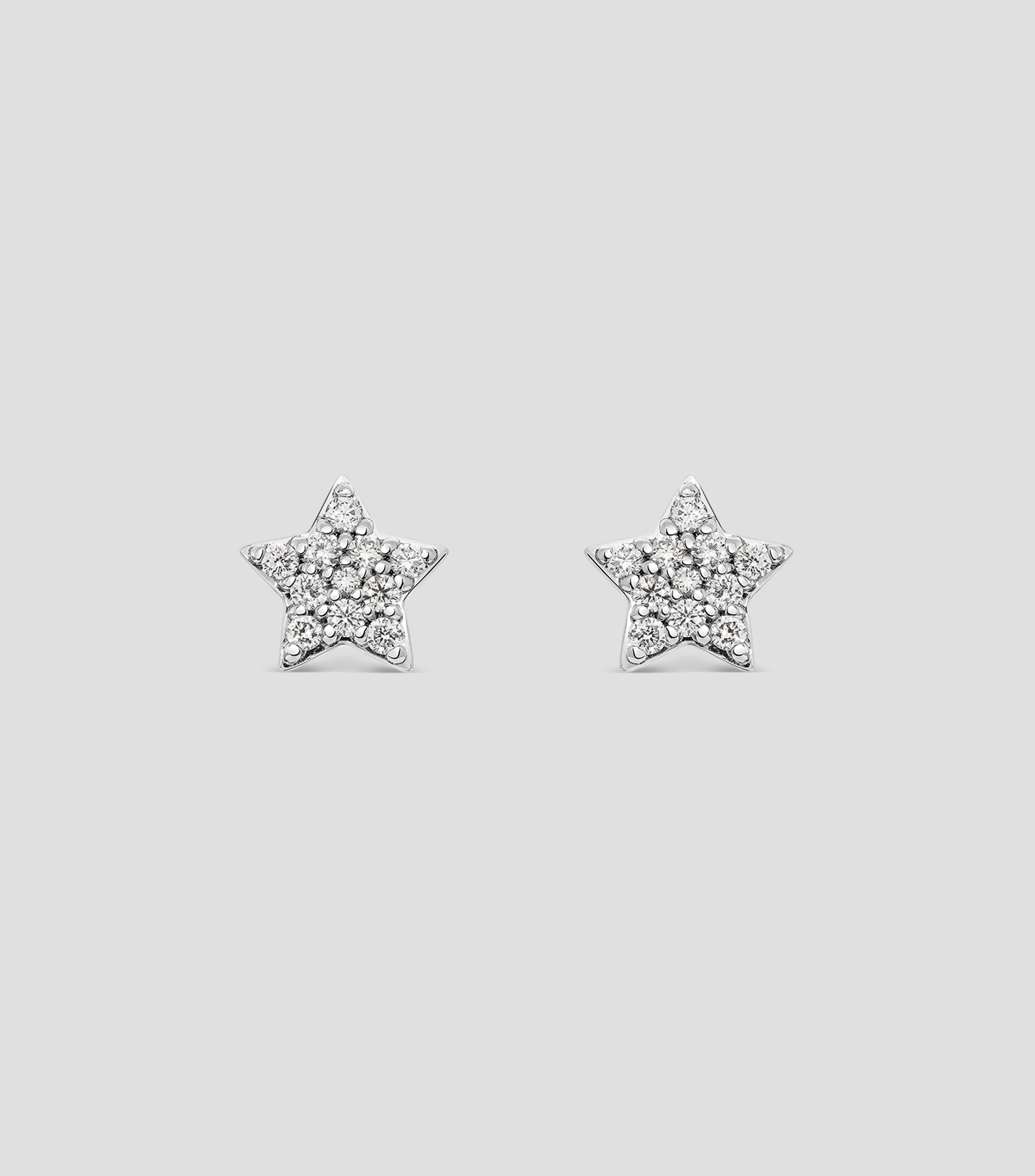 Aretes en oro blanco de 18 Kilates Grace Mujer
