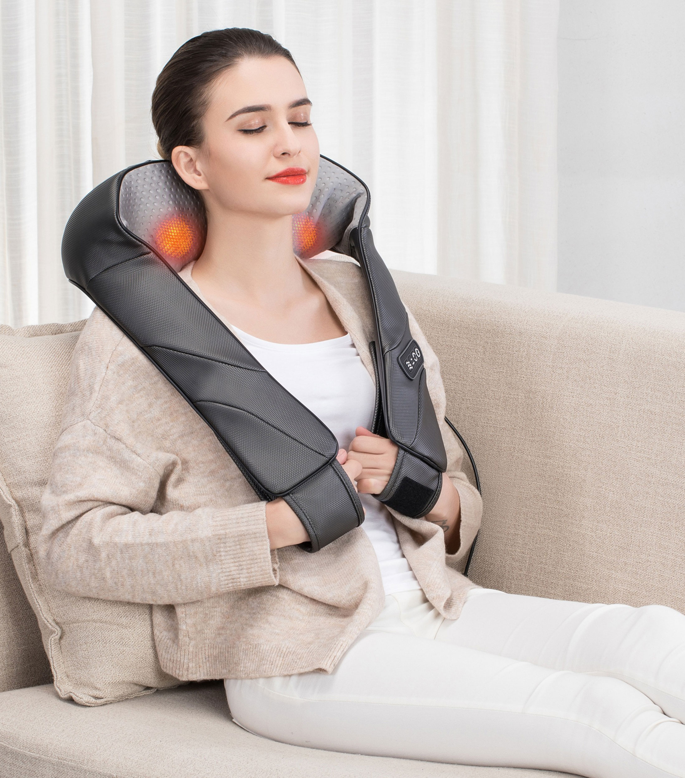 Masajeador eléctrico para cuello y hombros