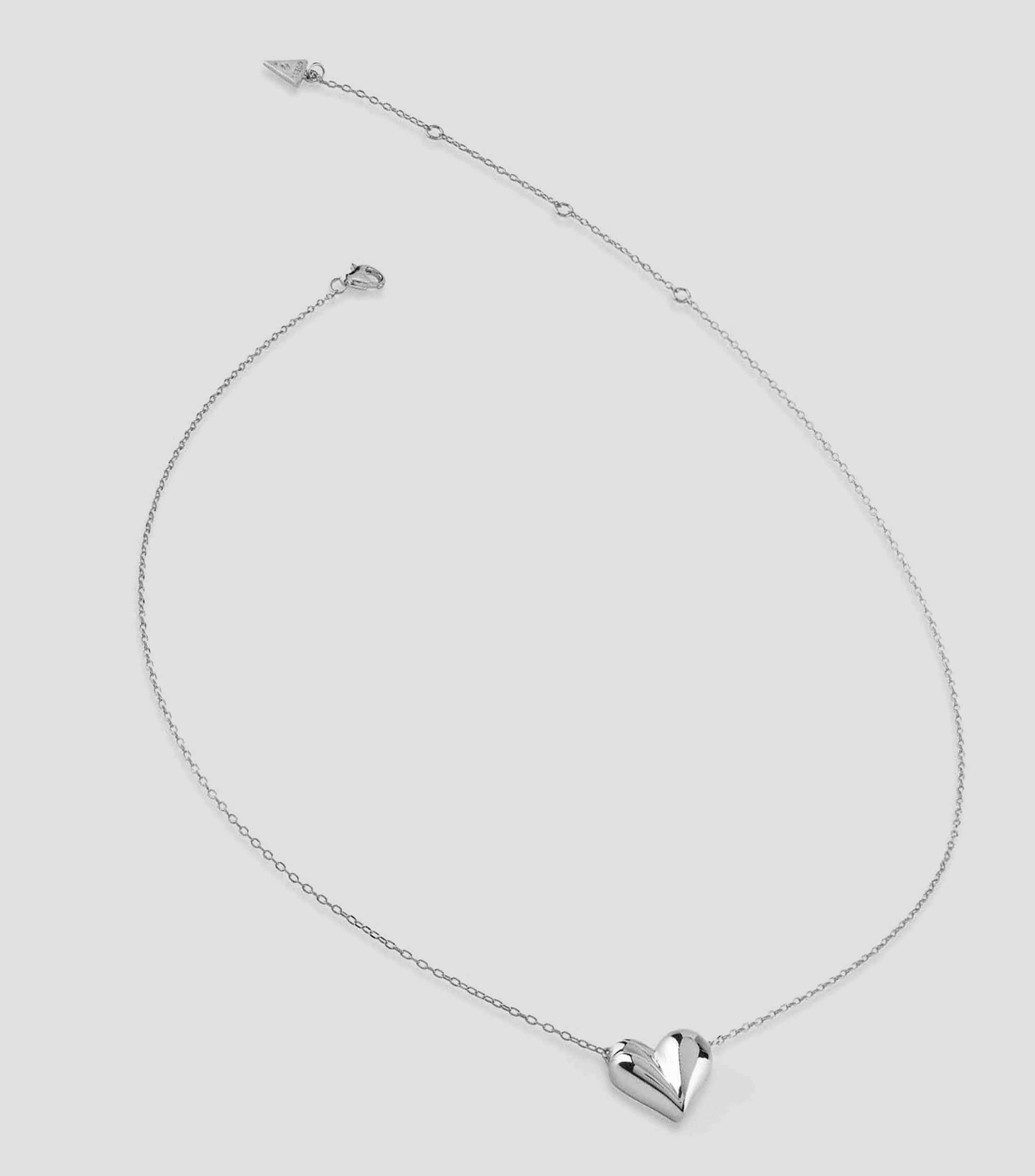 Collar corazon en plata .925 Mujer