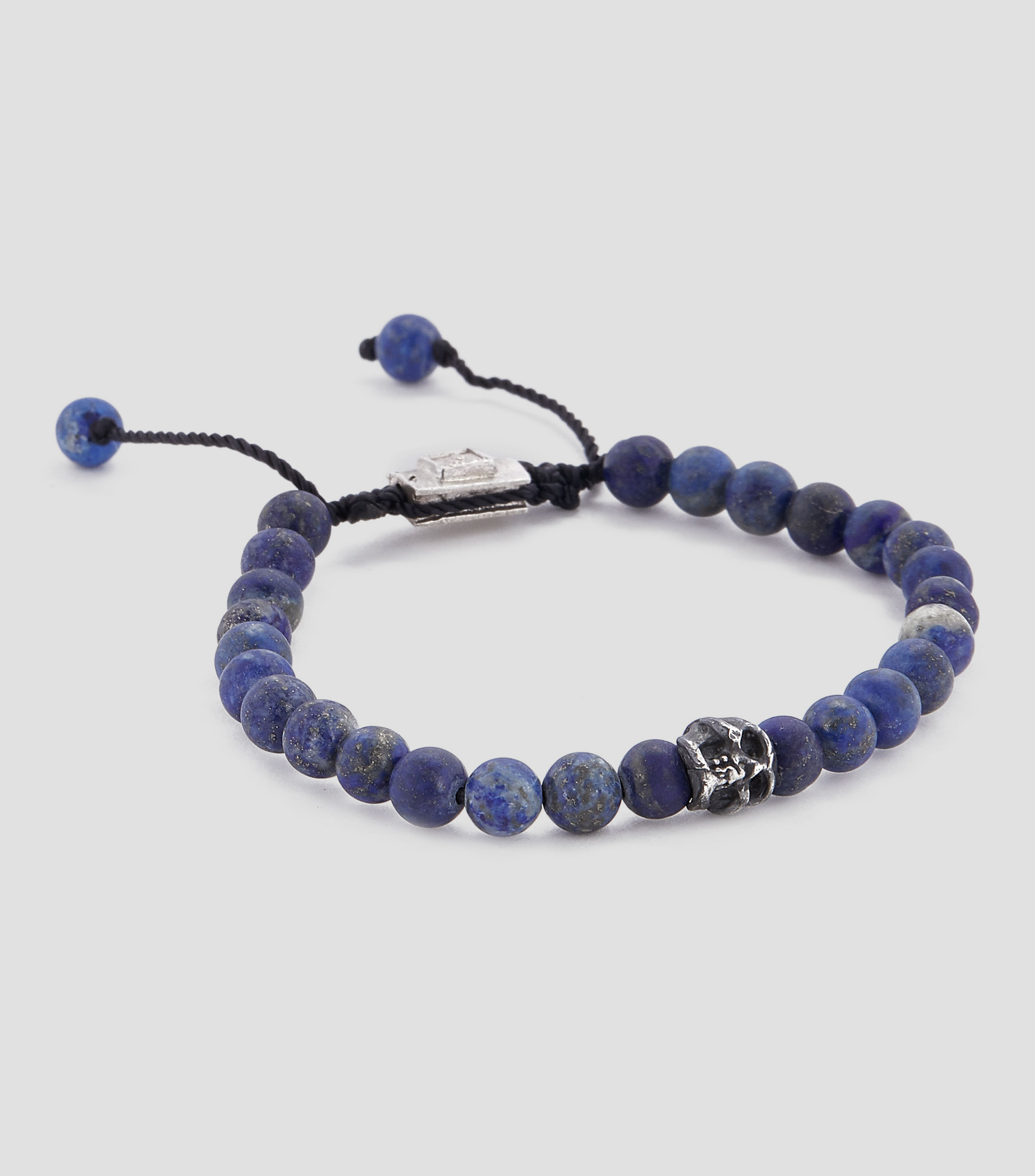 Pulsera One Skull Lapislazuli Hombre