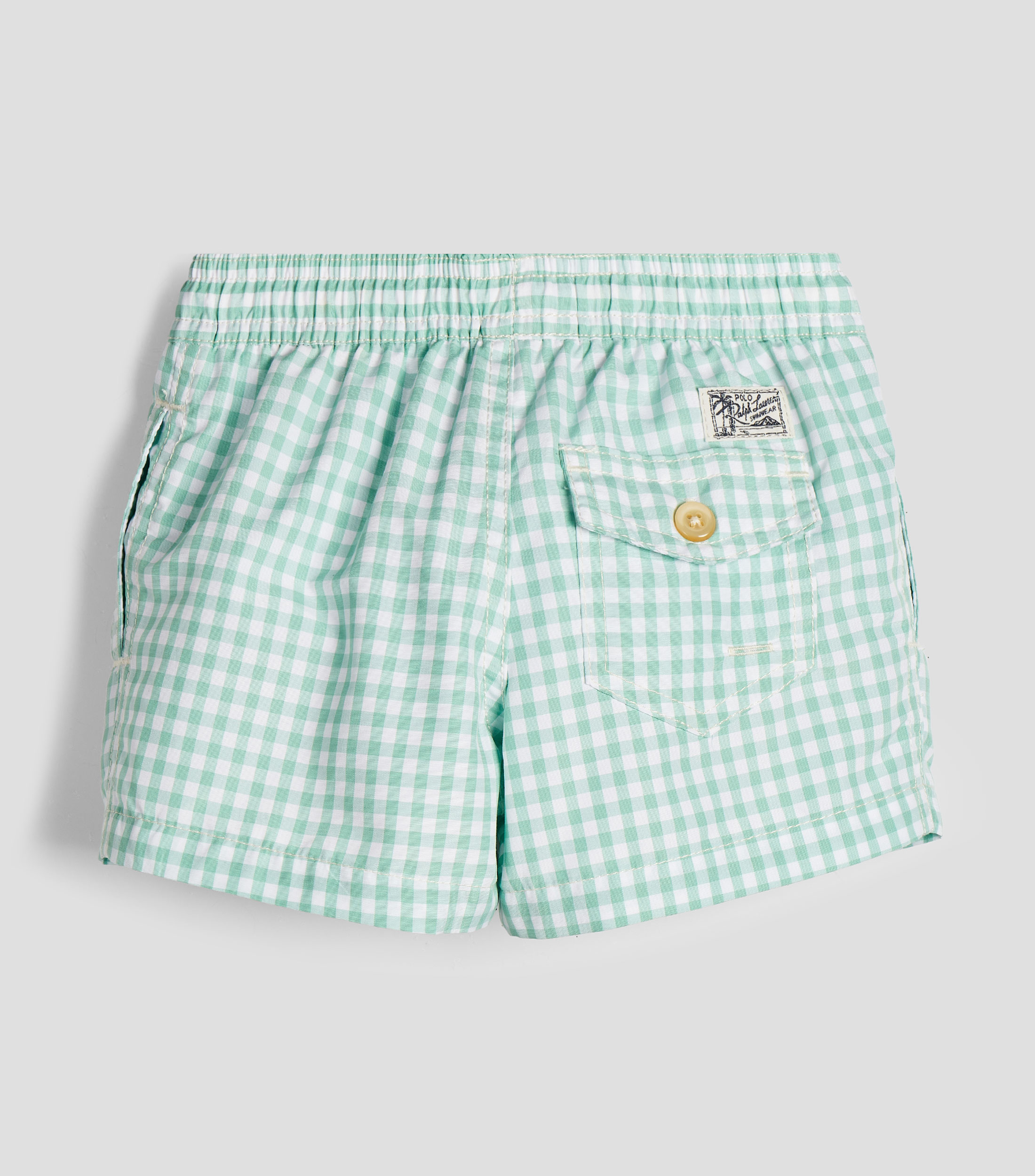 Traje de baño corto cuadros Bebé