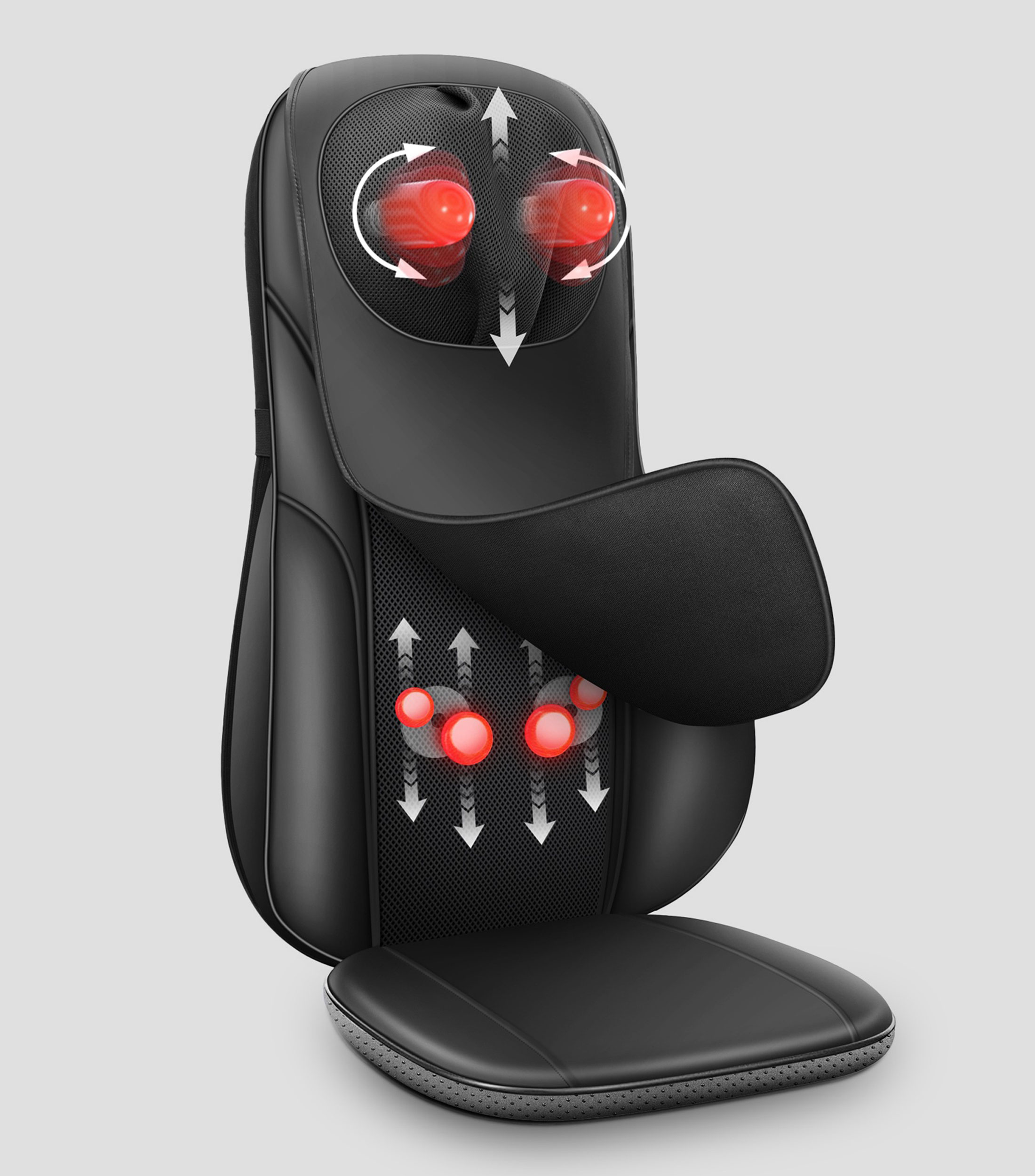 Asiento masajeador Shiatsu de lujo