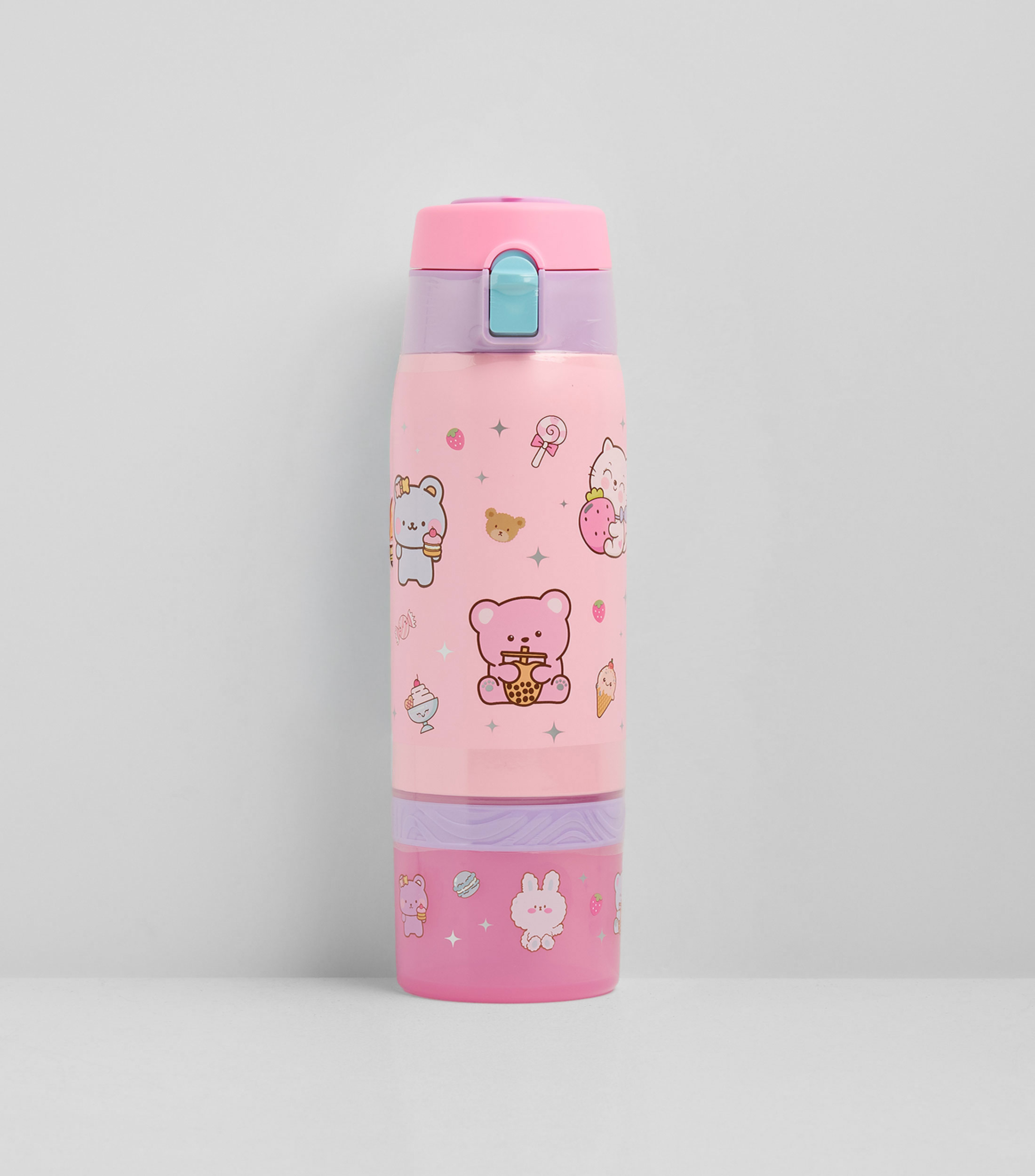 Termo 2 en 1 Critters rosa