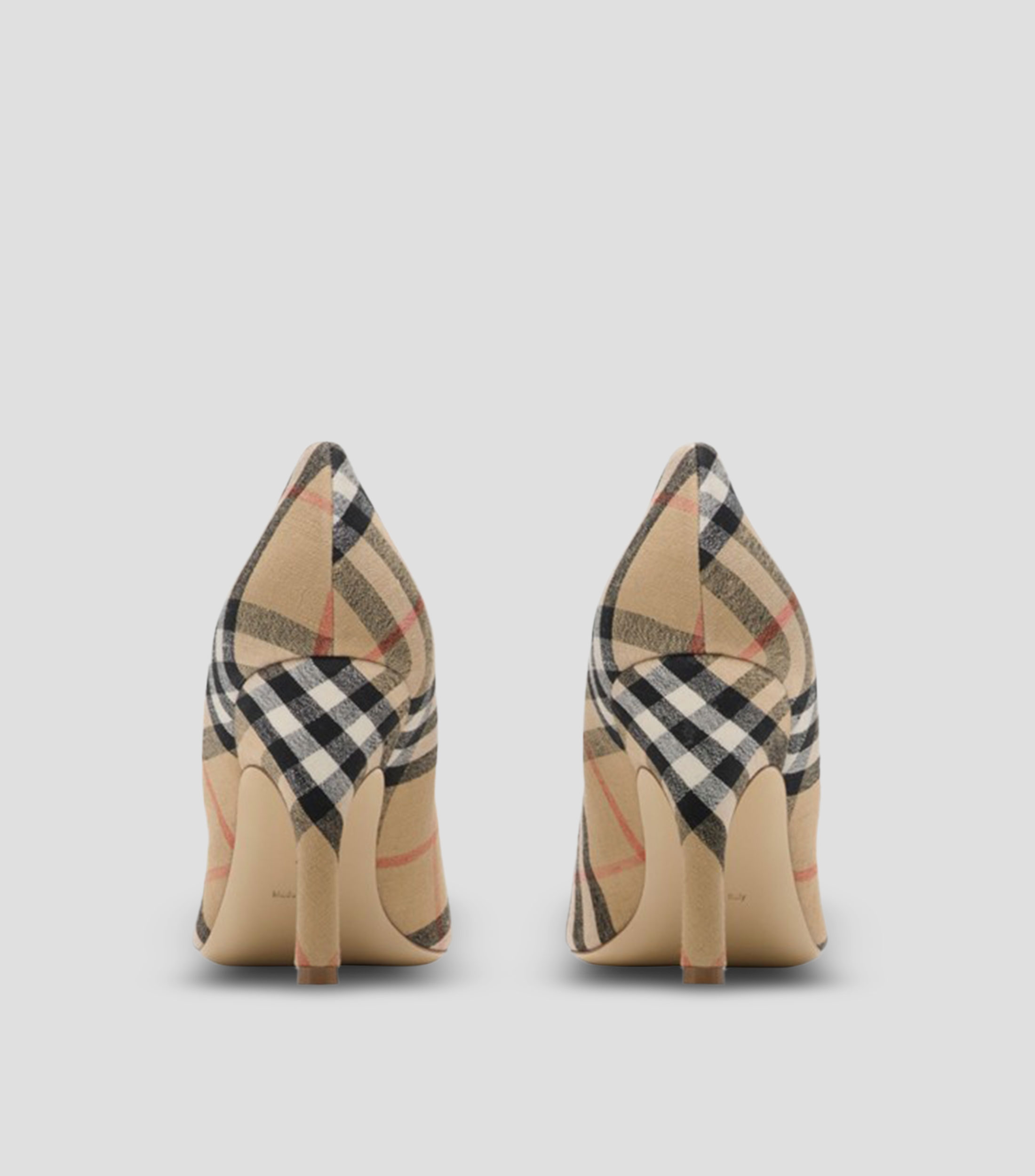 Zapatillas Pump Dame Check con tacón alto de aguja Mujer