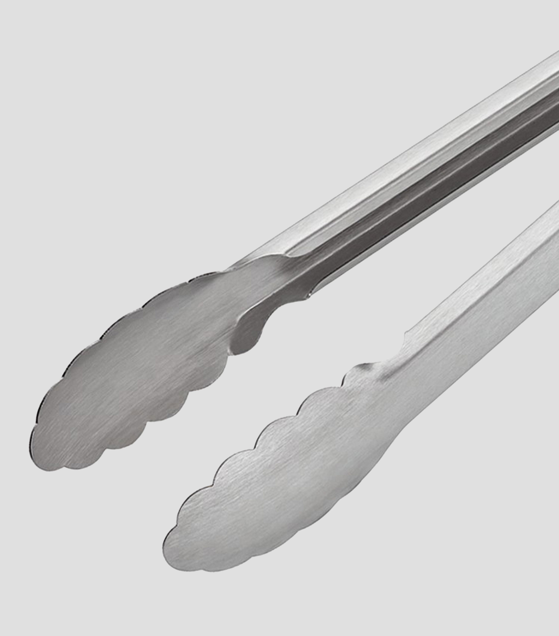 Pinzas acero inoxidable con madera 45 cm