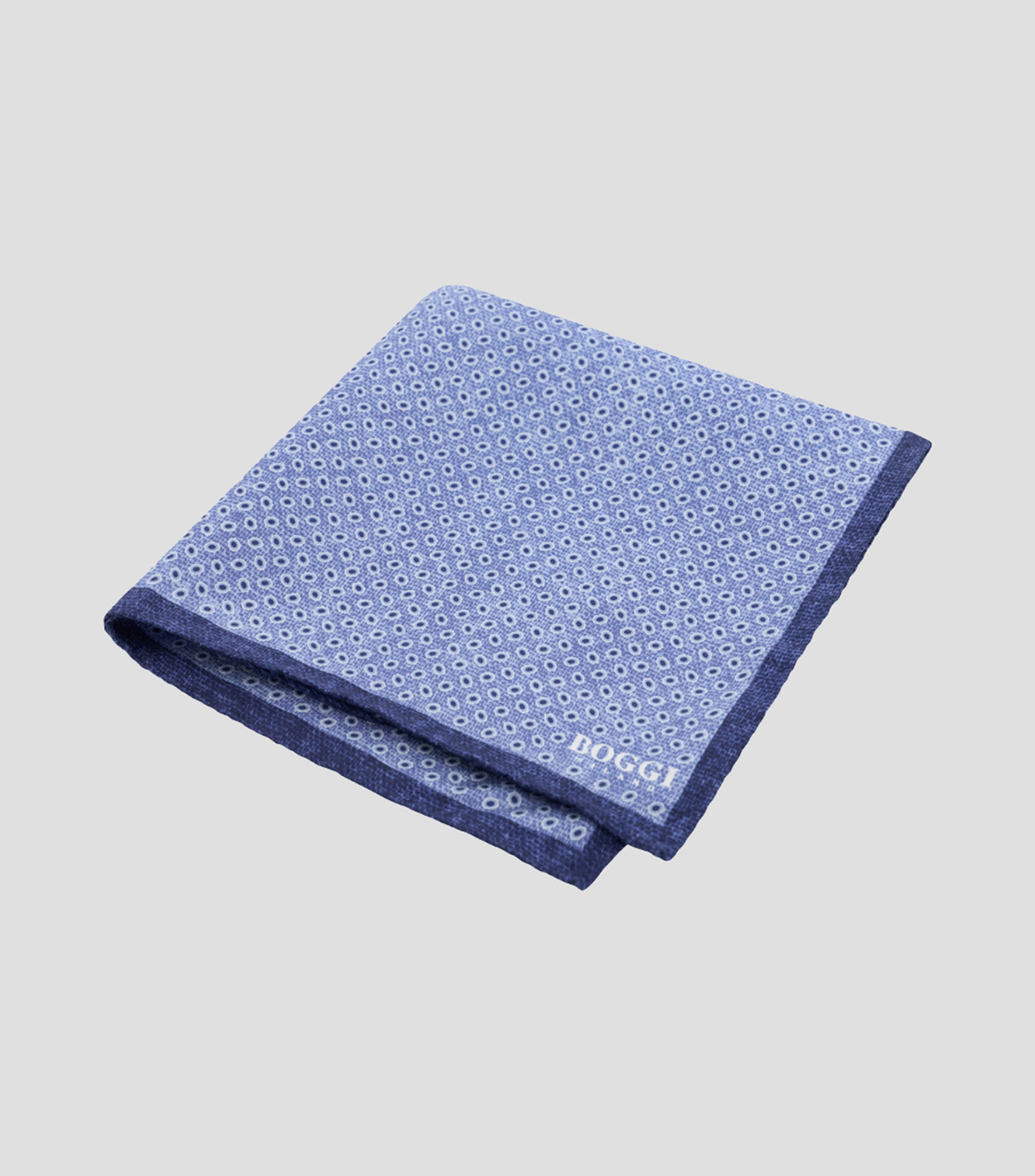 Pañuelo de seda estampado Hombre