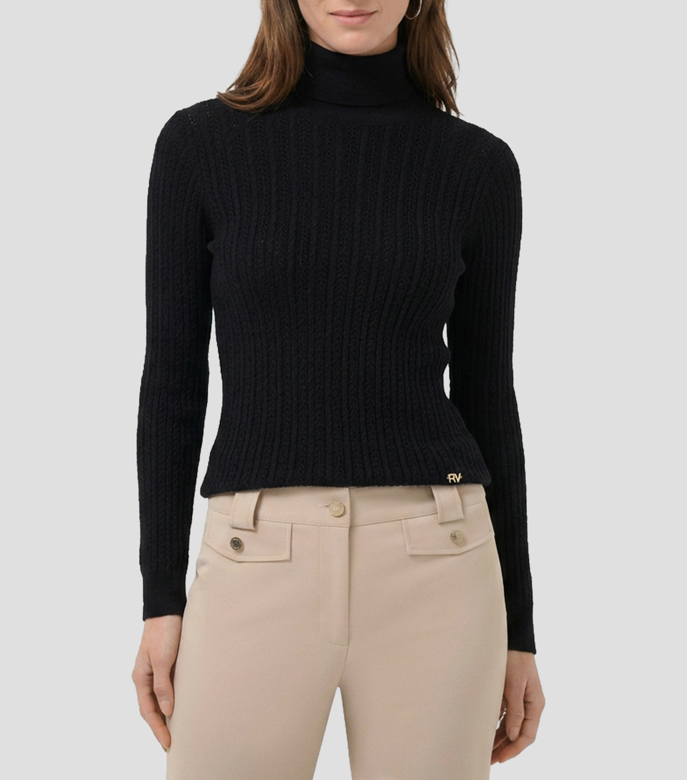 Suéter cuello de tortuga Mujer