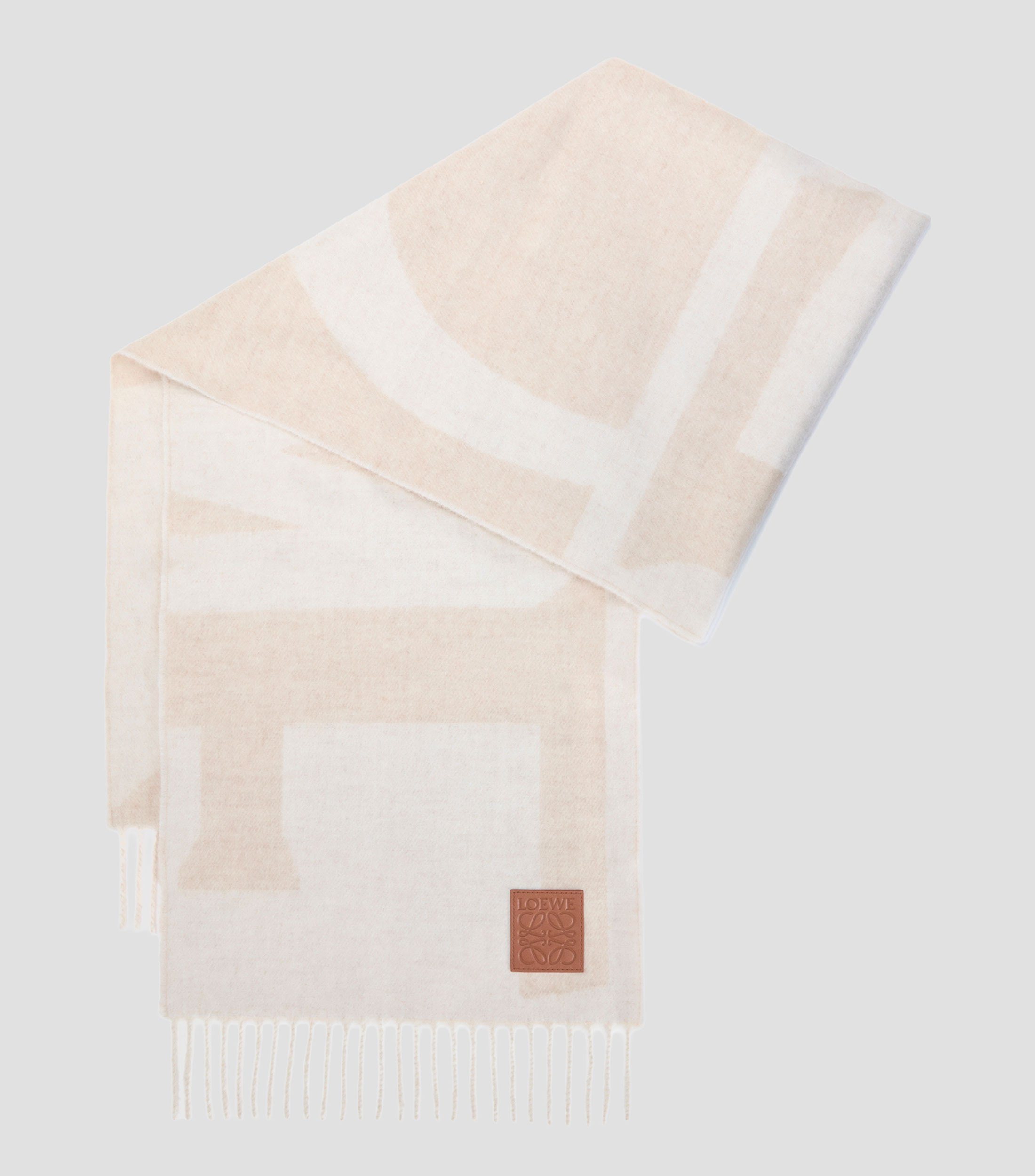 Bufanda con jacquard Mujer
