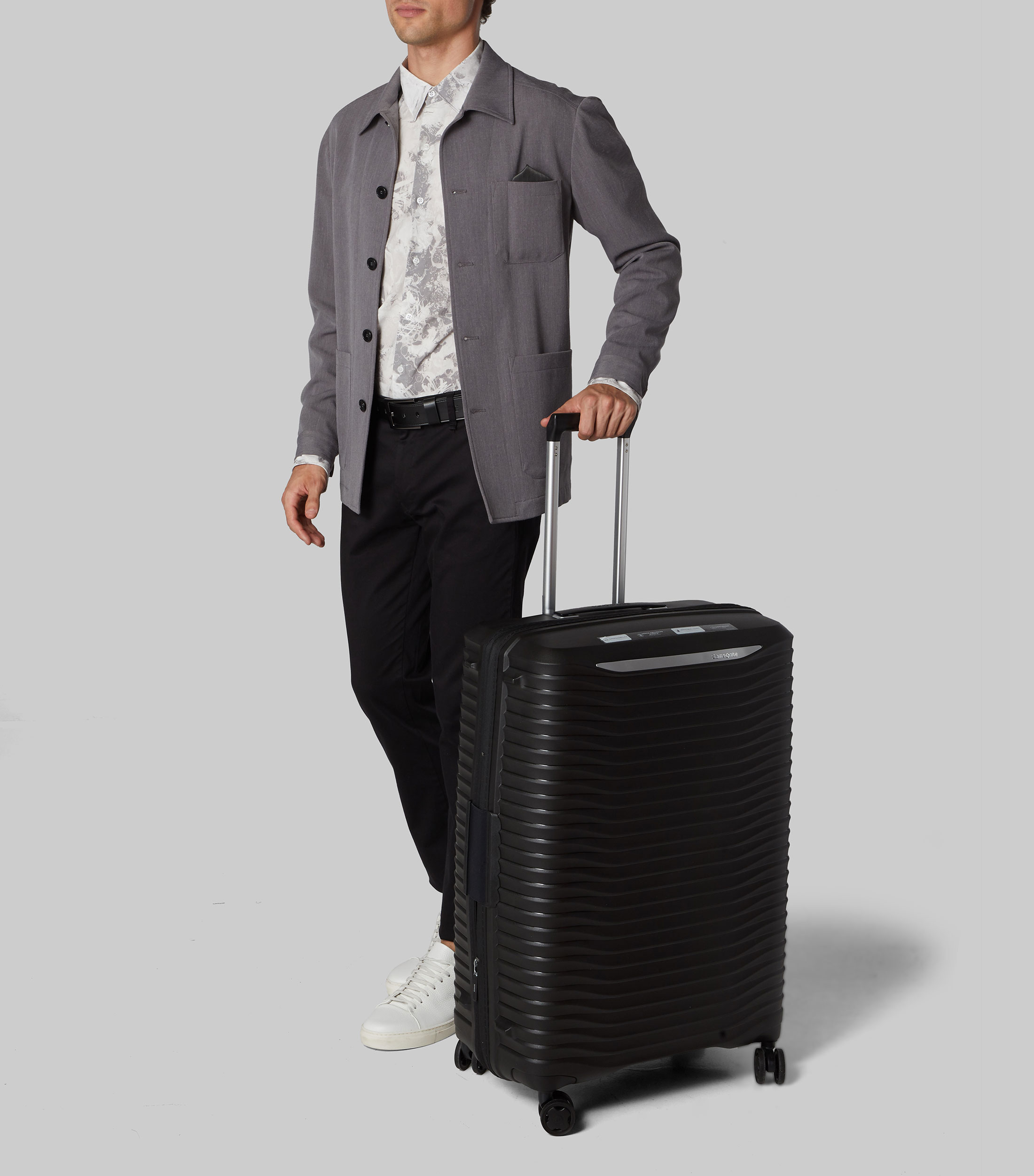 Maleta de viaje grande Upscape negra