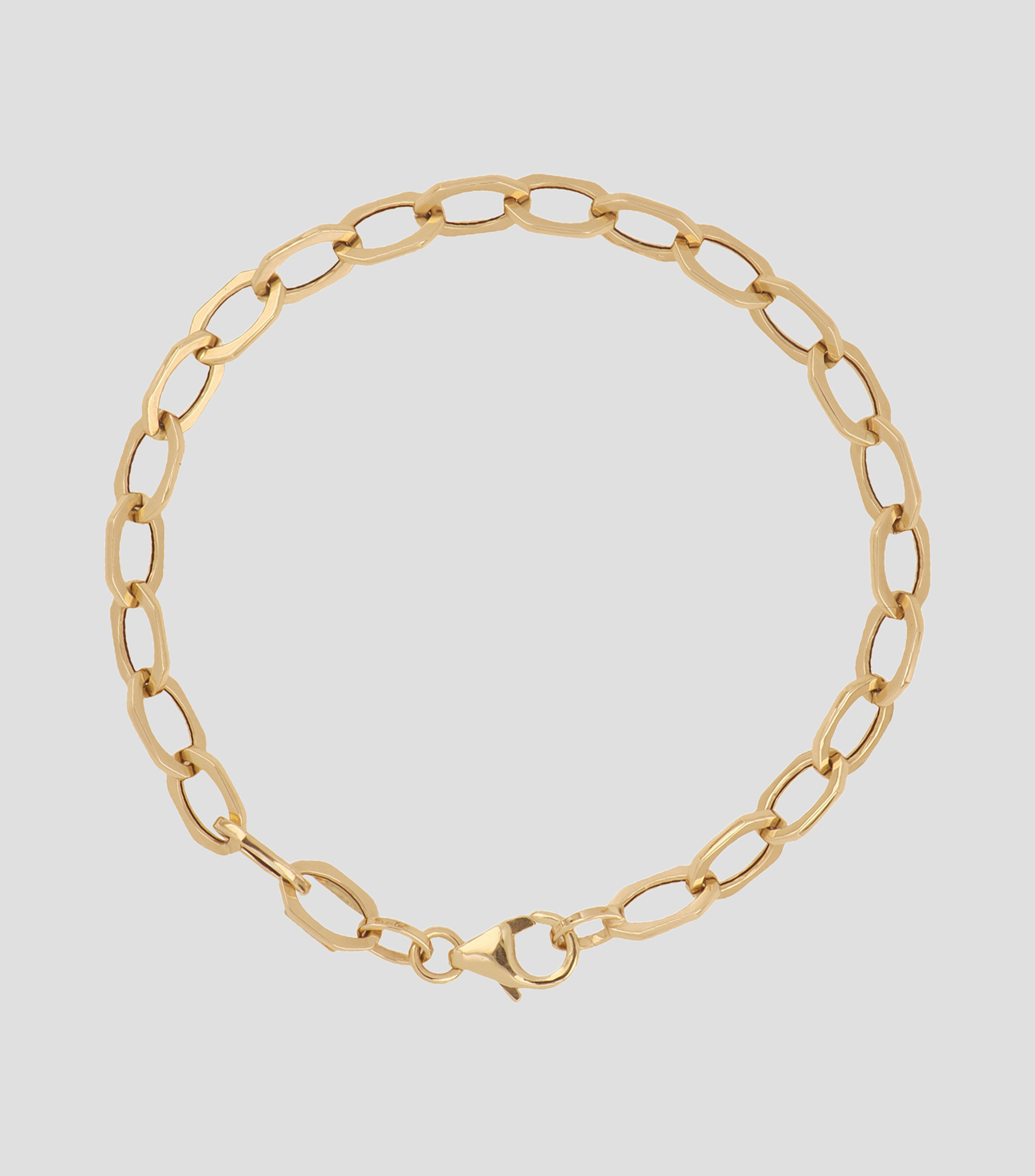 Pulsera en Oro de 14 Kilates con eslabones Mujer