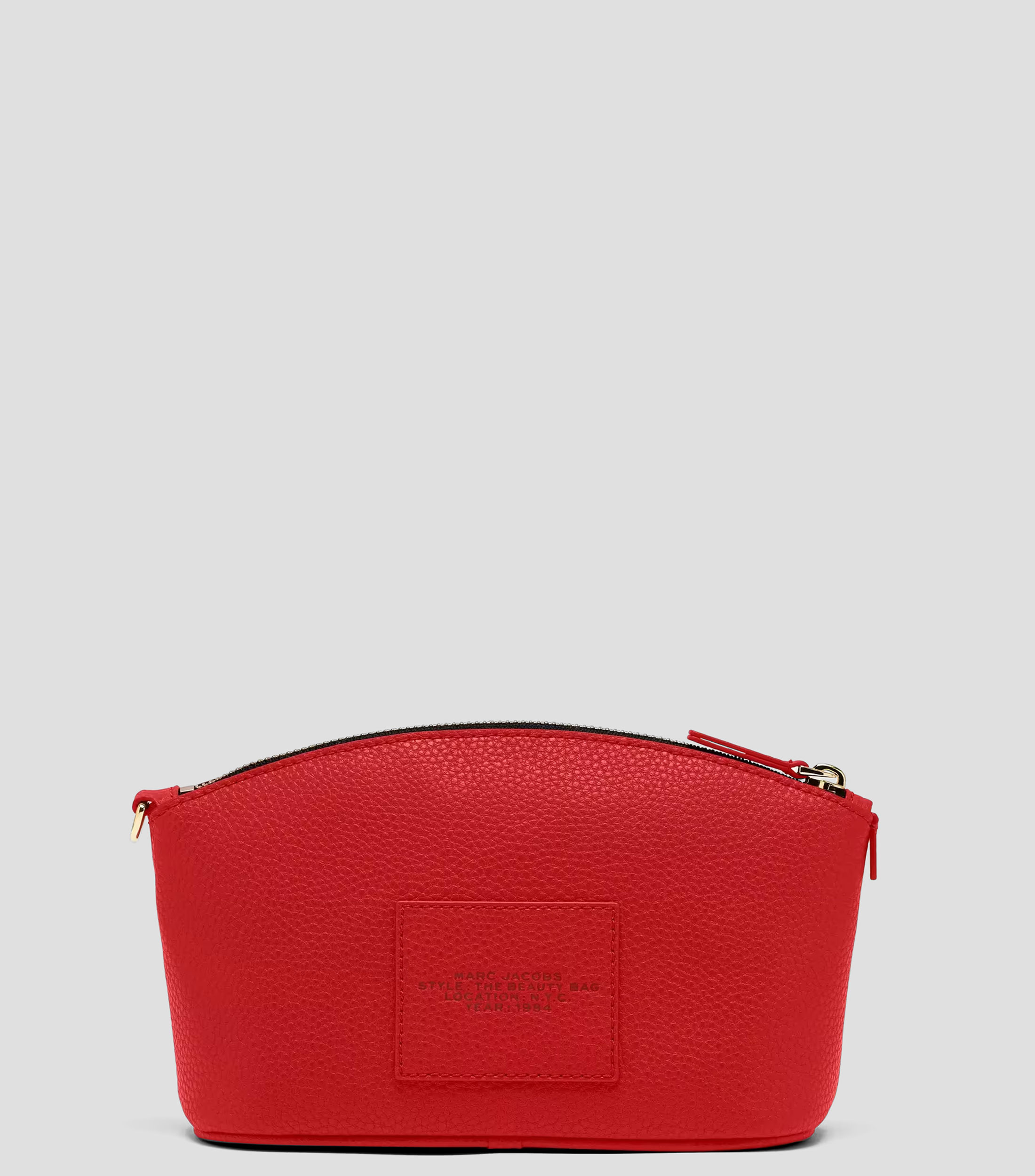 Cosmetiquera The Beauty Bag roja estampada en piel Mujer