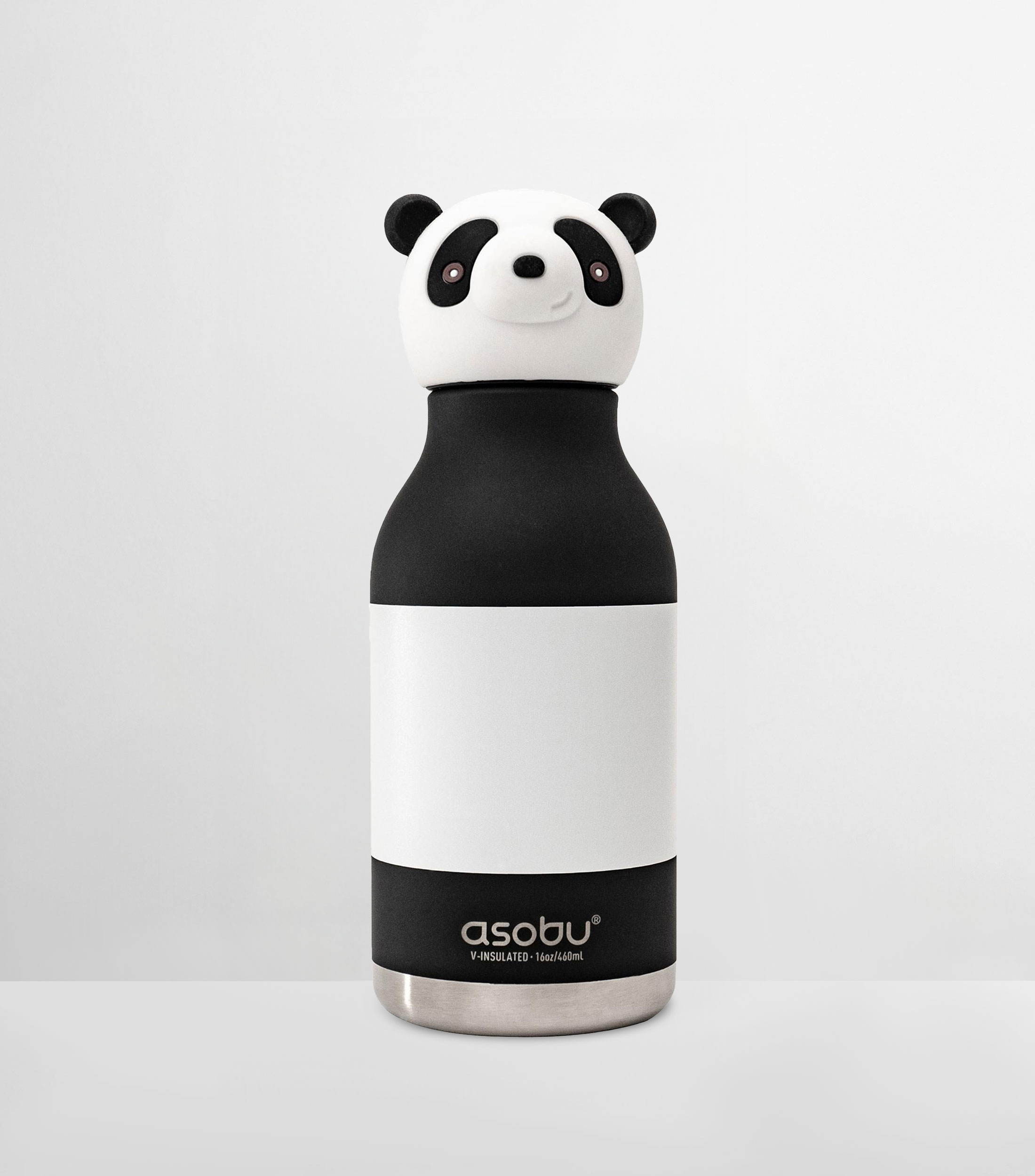 Botella Panda en acero inoxidable, 460 ml