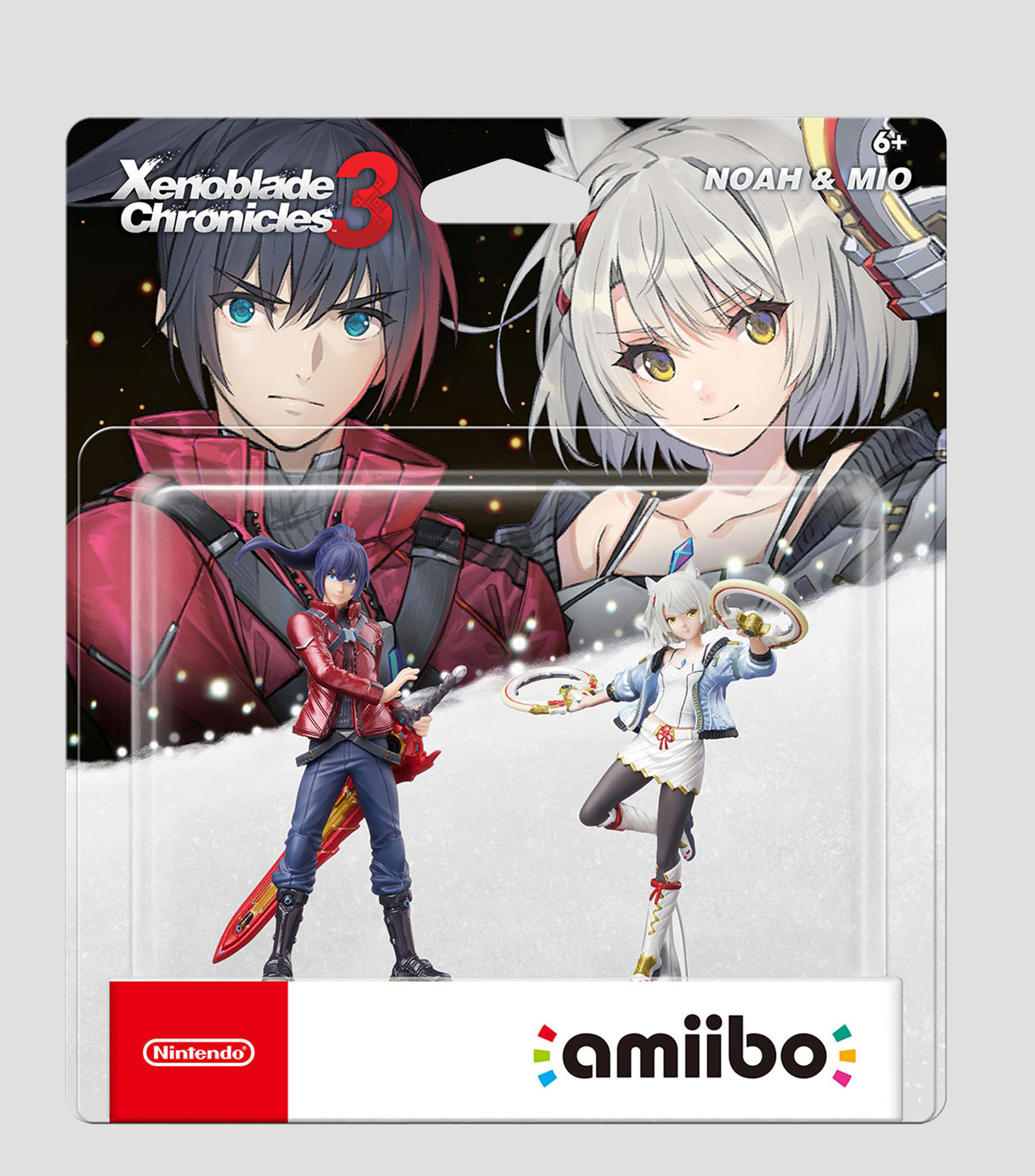 Figuras Amiibo Noa y Mio Nintendo Switch