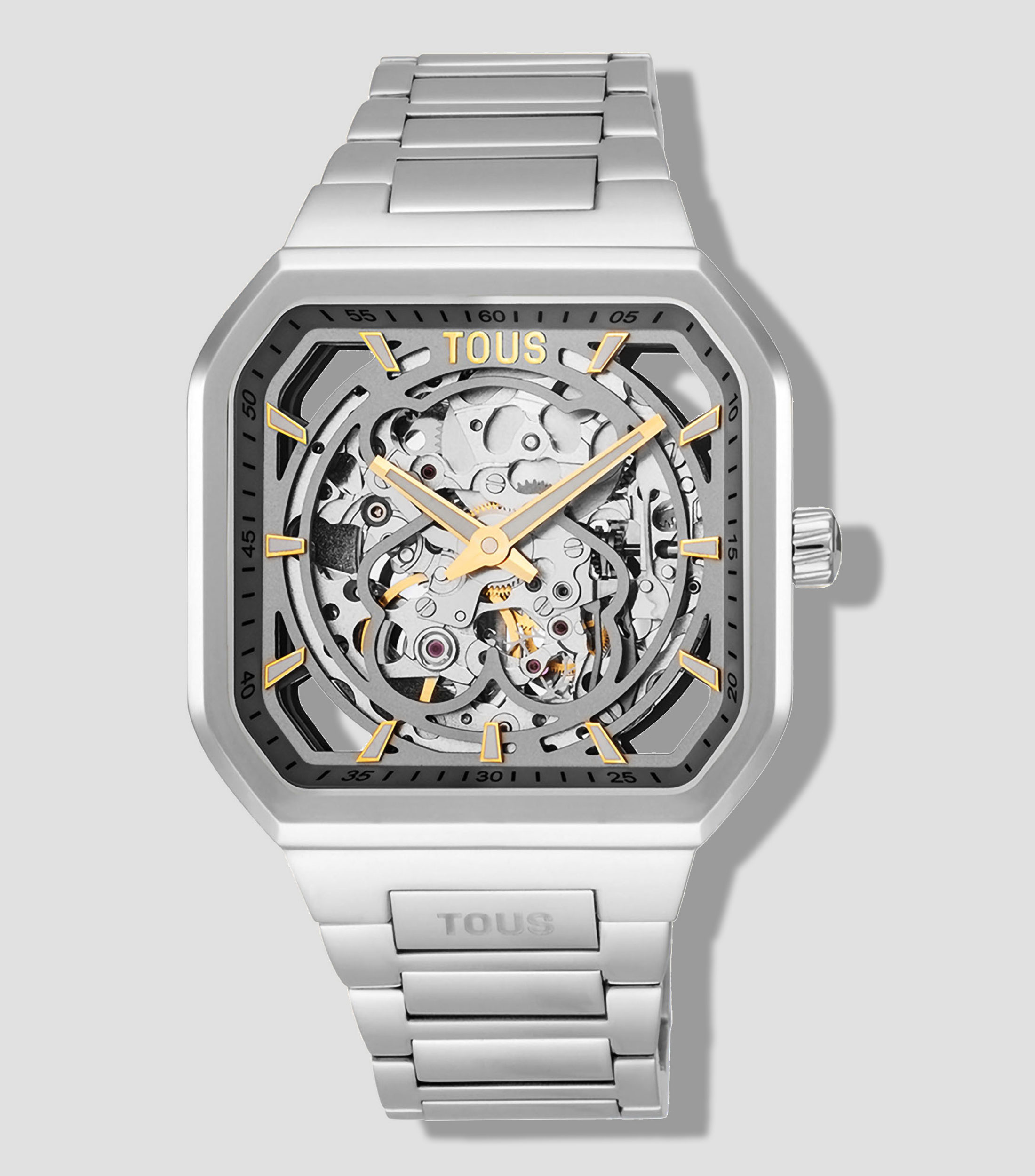 Reloj para mujer D-Bear casual plateado, dorado
