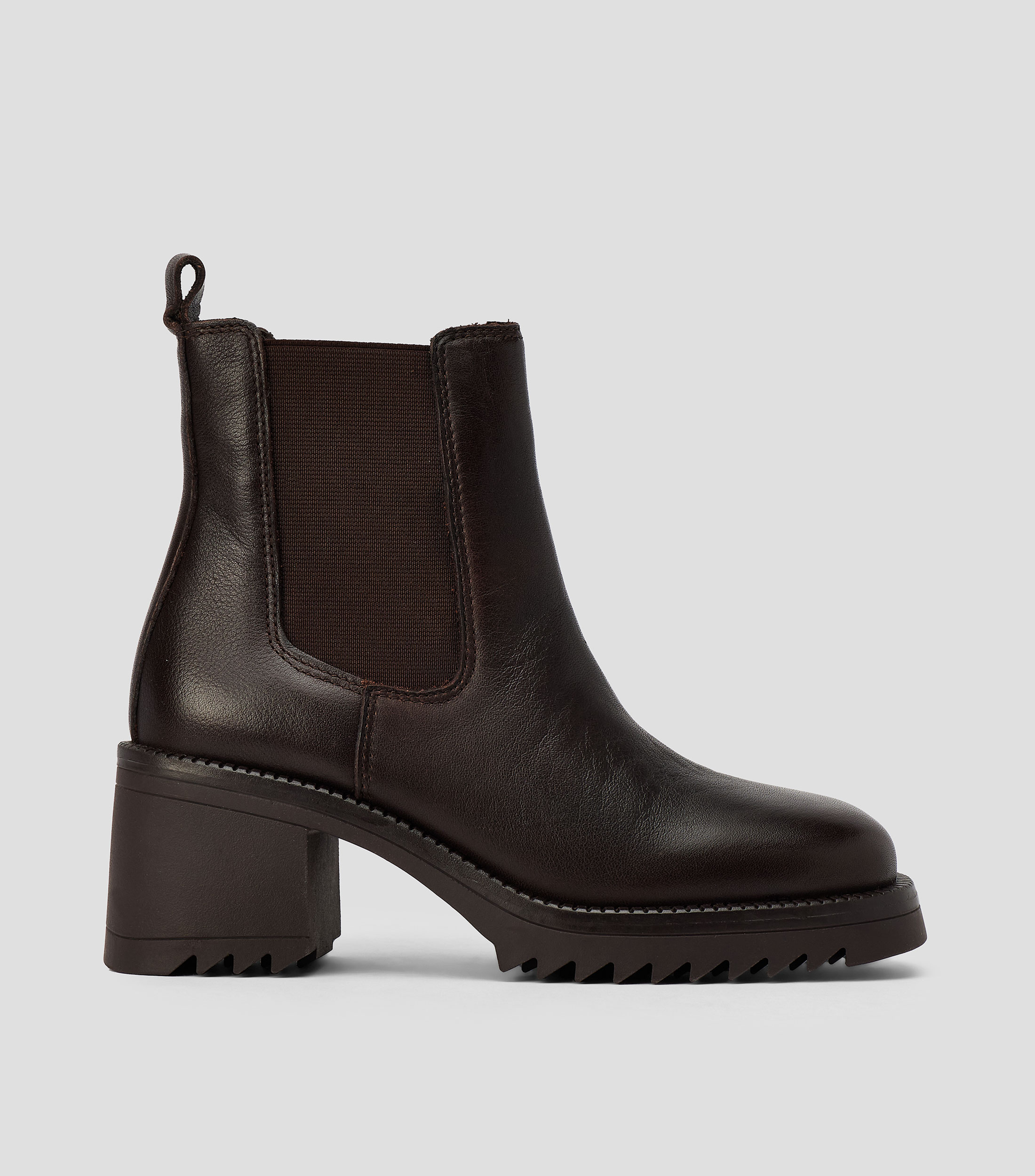 Botines con Tacón ancho de 7 cm Mujer